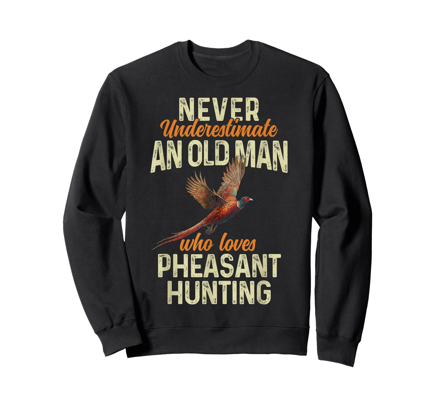 Pheasant Hunting Funny Bird Hunter Vintage T-Shirt