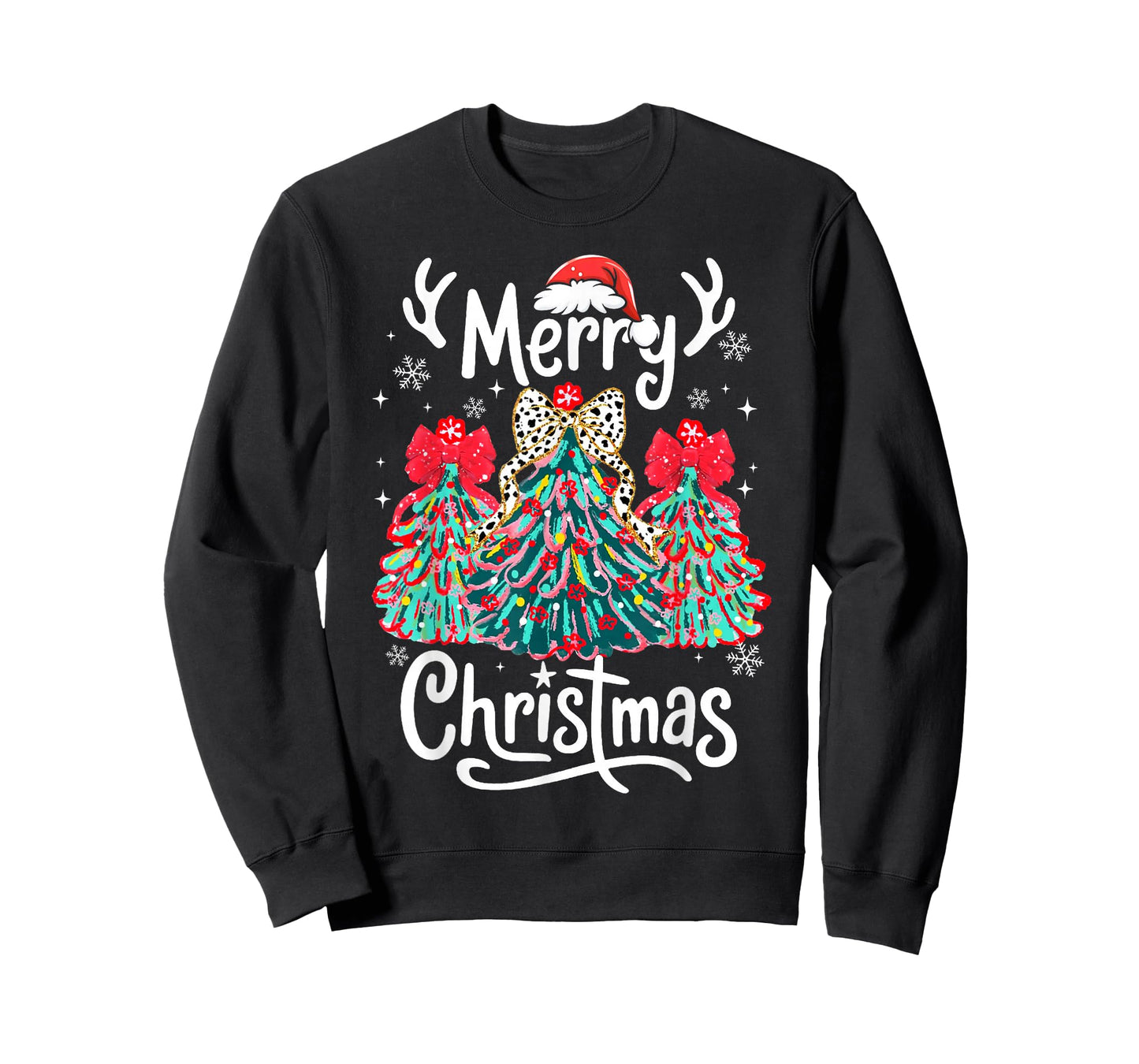 Merry Christmas Family Funny Christmas Tree Women Men Xmas T-Shirt