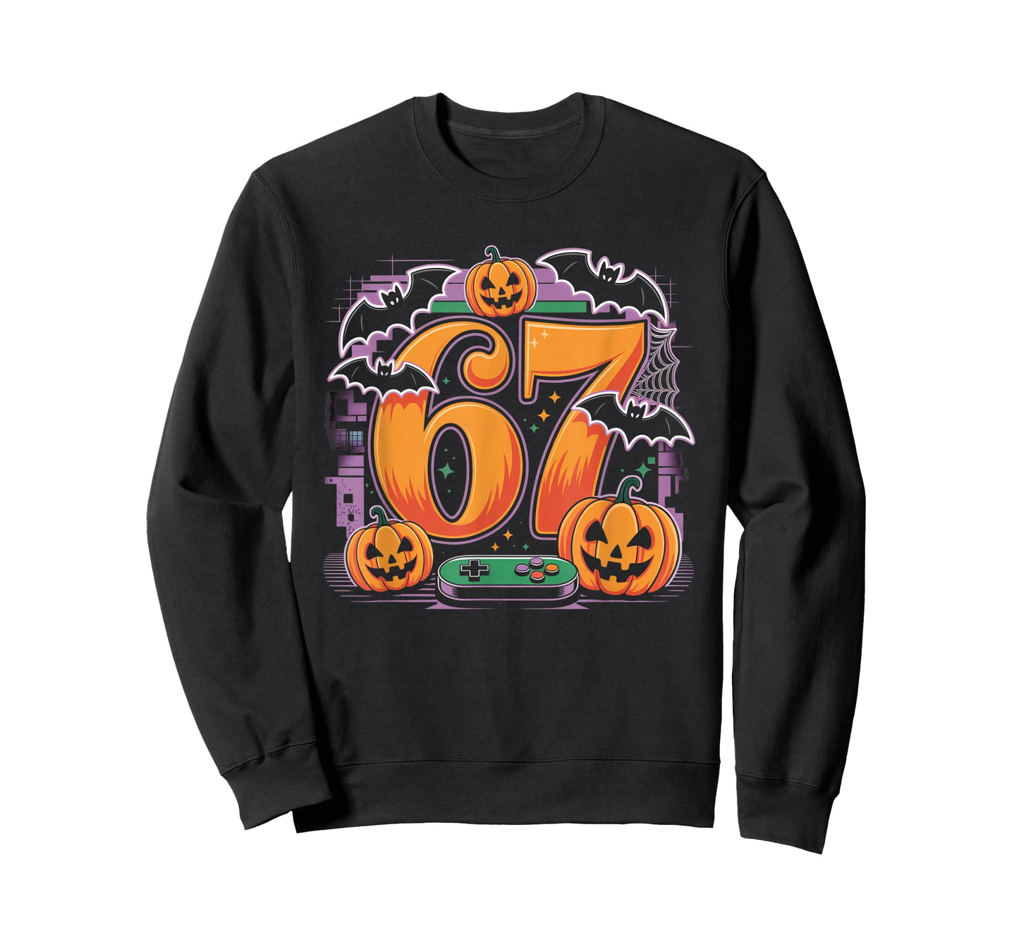 Number 6 Funny Meme Saying 6 7 Six Seven Halloween Costume T-Shirt