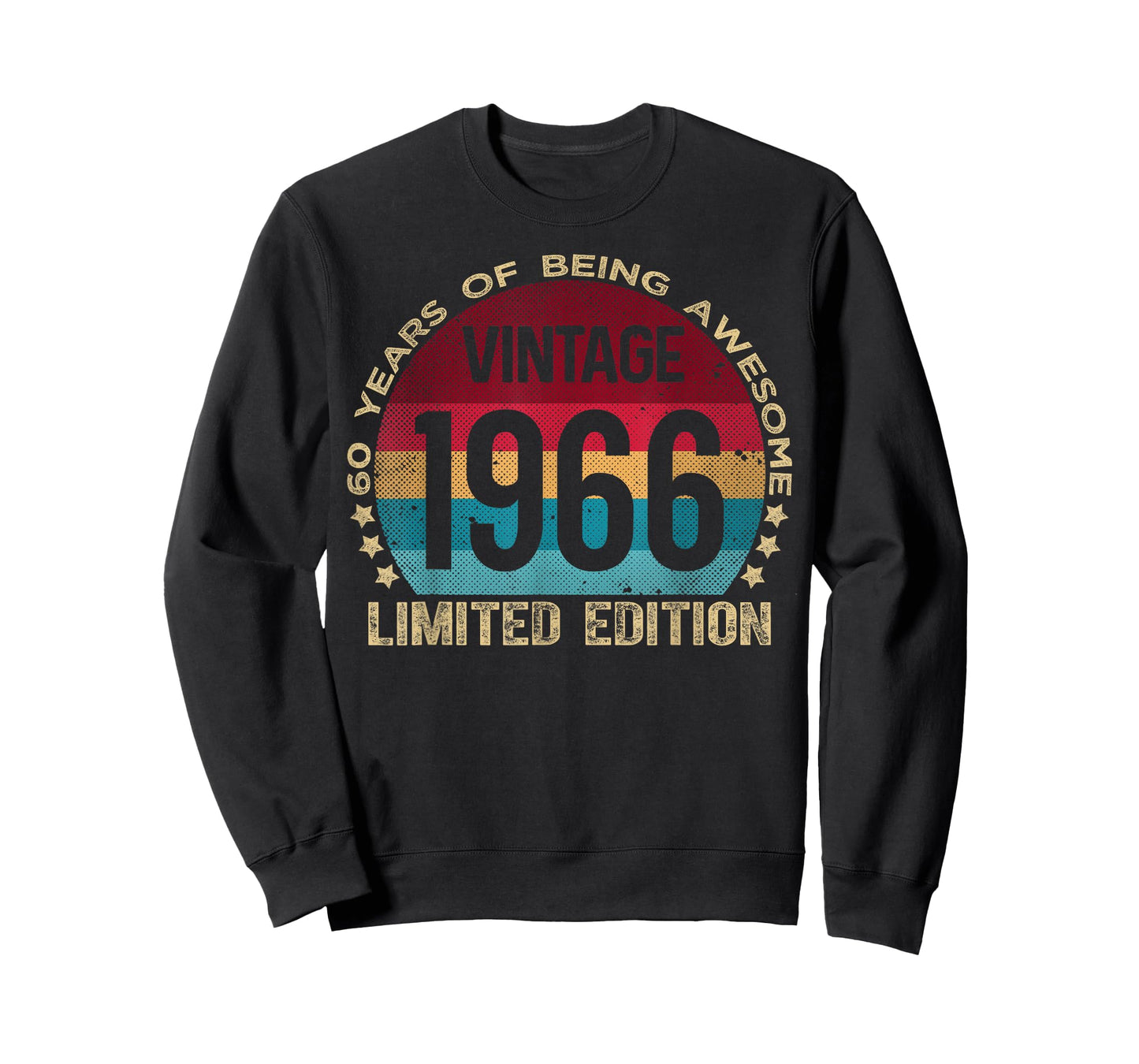 60 Year Old Gifts Vintage 1966 Limited Edition 60th Birthday T-Shirt