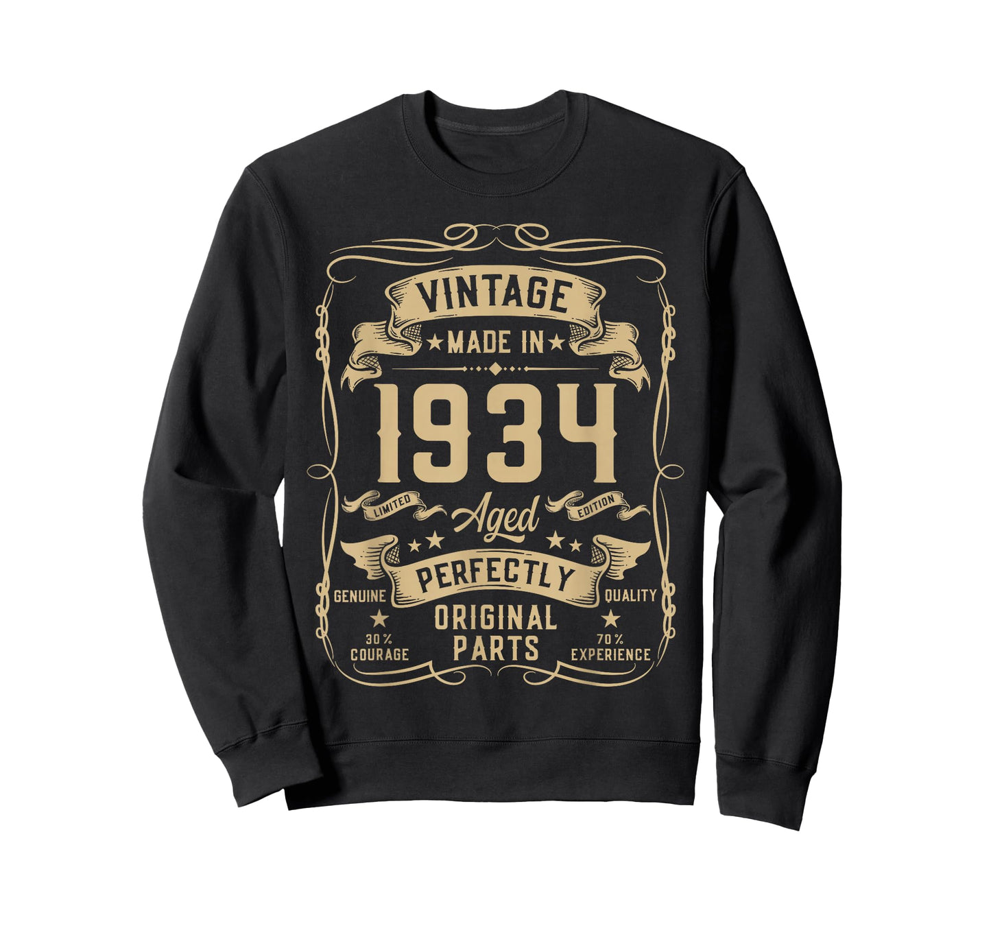Vintage 1934 92yr 92nd Birthday Gifts for Men 92 Years Old T-Shirt