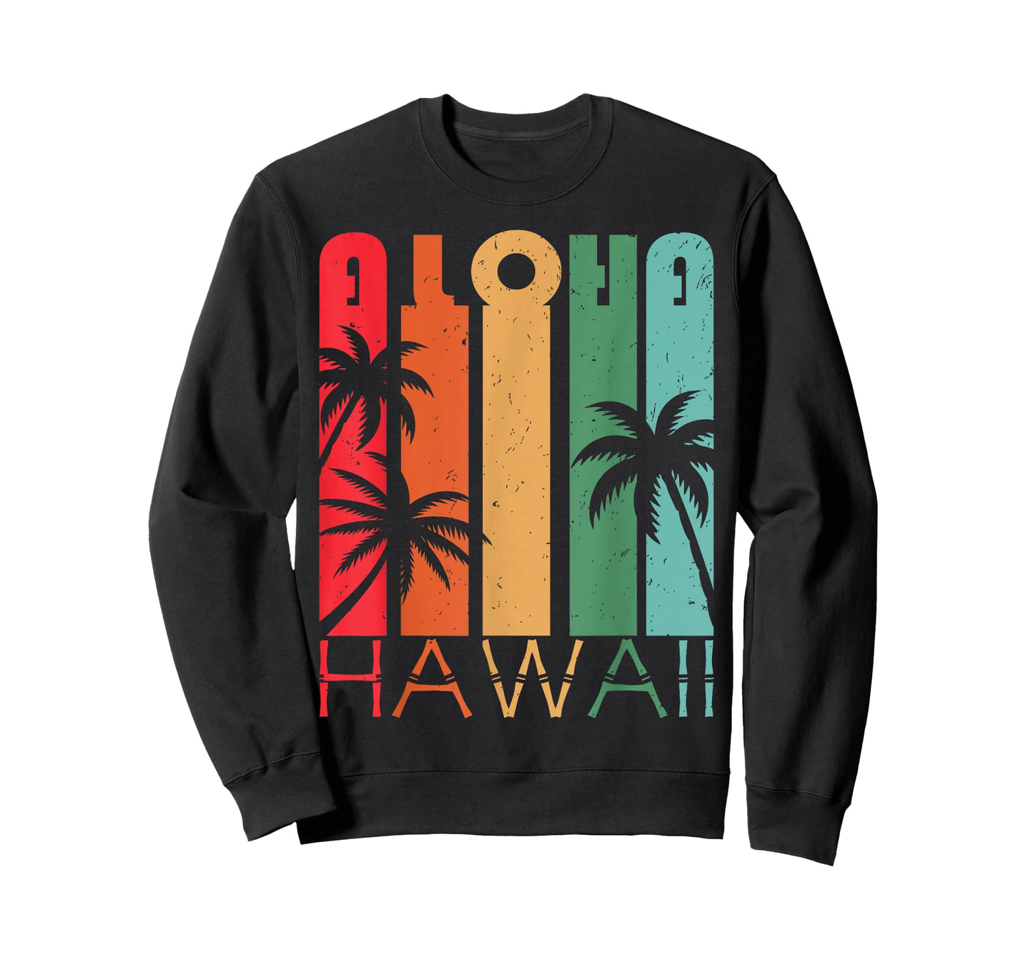 Aloha Hawaii Palm Tree Tropical Hawaiian Island Lover Surfer T-Shirt