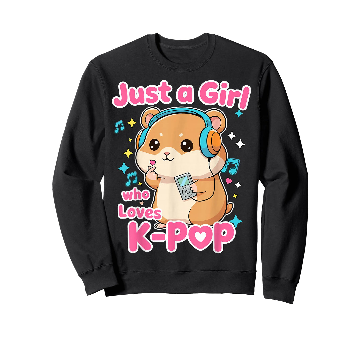 Just A Girl Who Loves K-Pop Cute Hamster T-Shirt