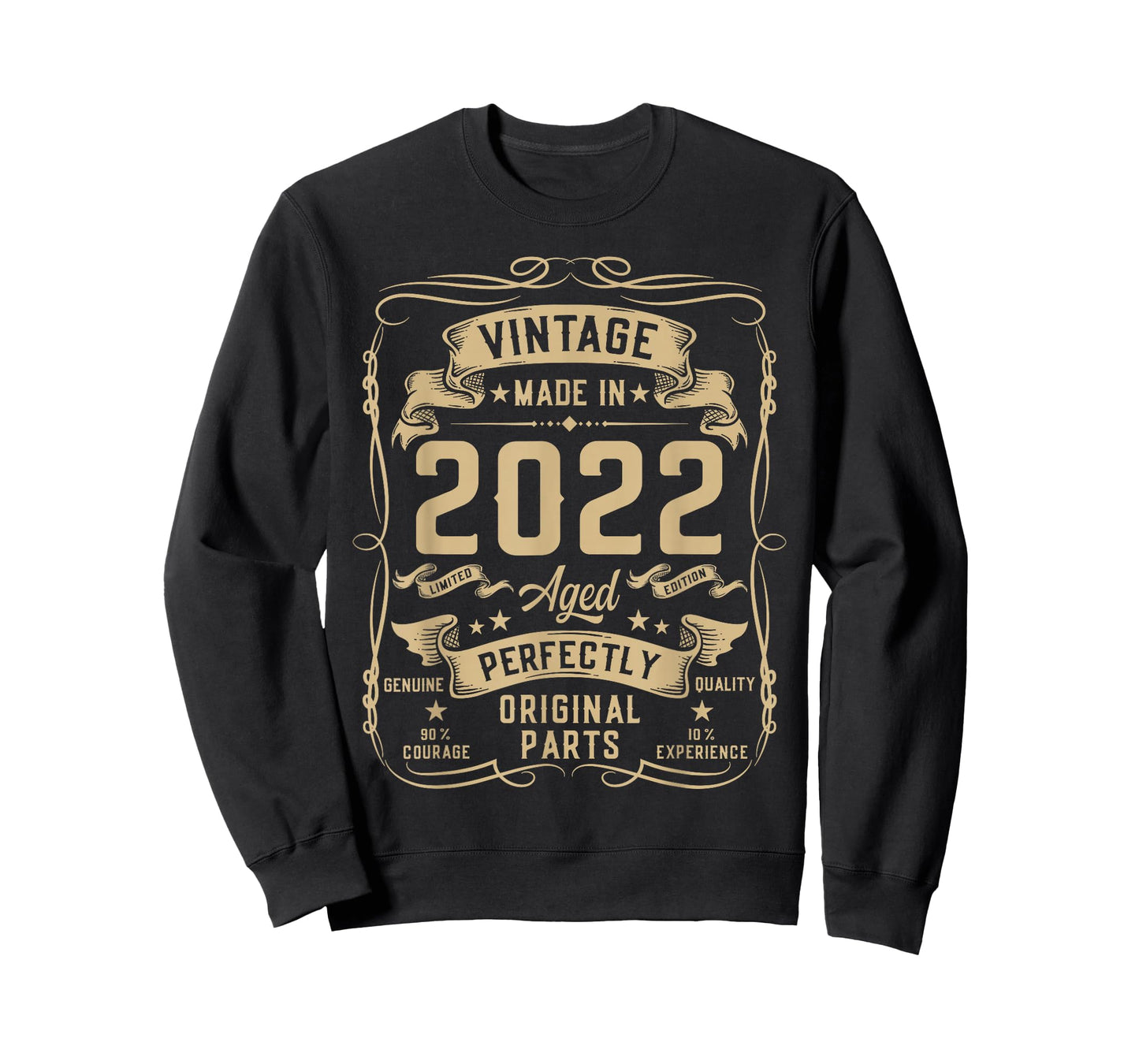 Vintage 2022 4yr 4th Birthday Gifts Boys Girls 4 Year Old T-Shirt