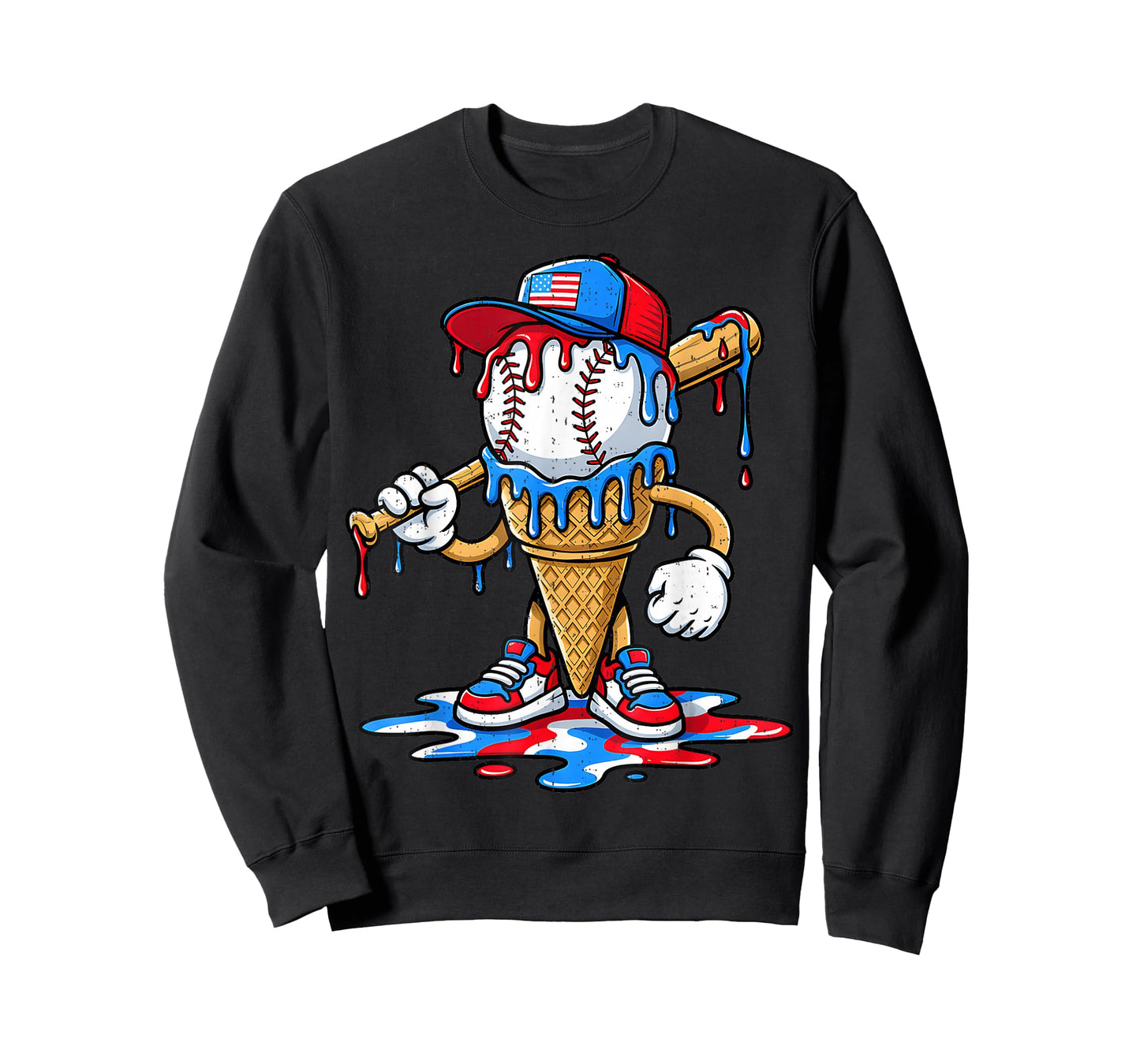Baseball Life Style 101 Apparel Youth Drip Baseball Boys Kid T-Shirt