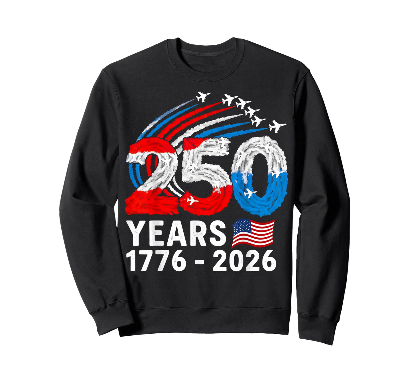250 Years America 1776 2026 Flag USA Gifts for Men Women T-Shirt