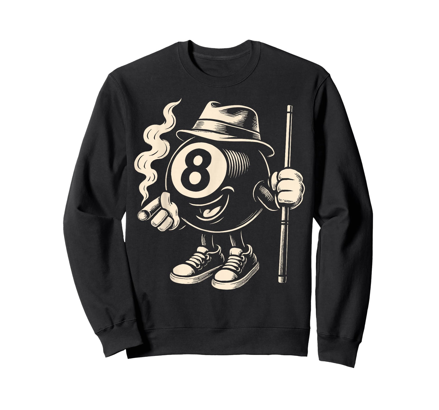 Billards 8 Ball Graphic Pool Billiard Player T-Shirt