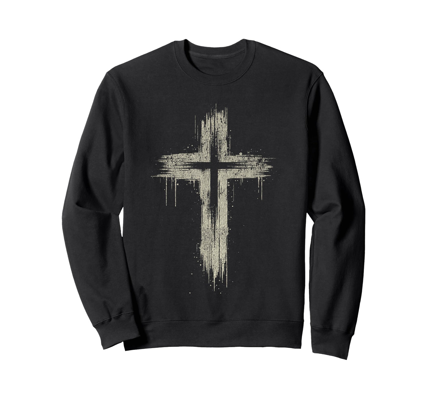 Vintage Retro Style Grunge Christian Cross T-Shirt