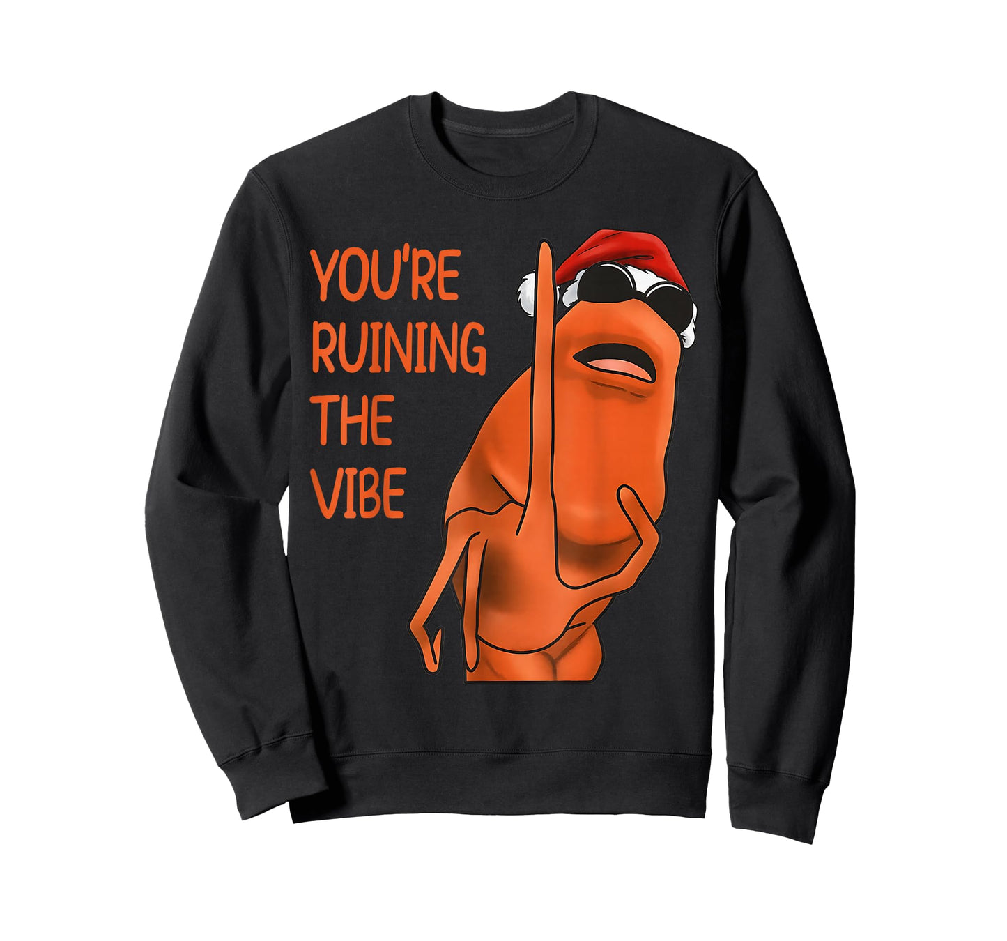 You're Ruining The Vibe Marcus The Worm Christmas T-Shirt