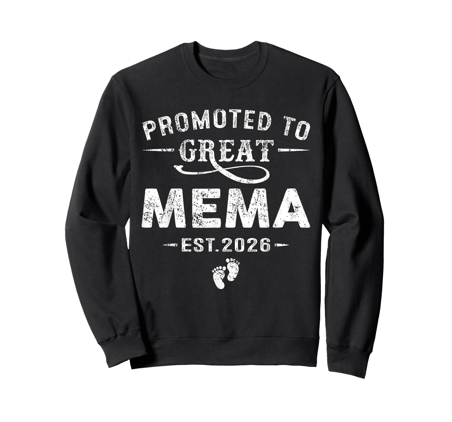 Promoted to Great Mema Est 2026 Pregnancy Announcement T-Shirt
