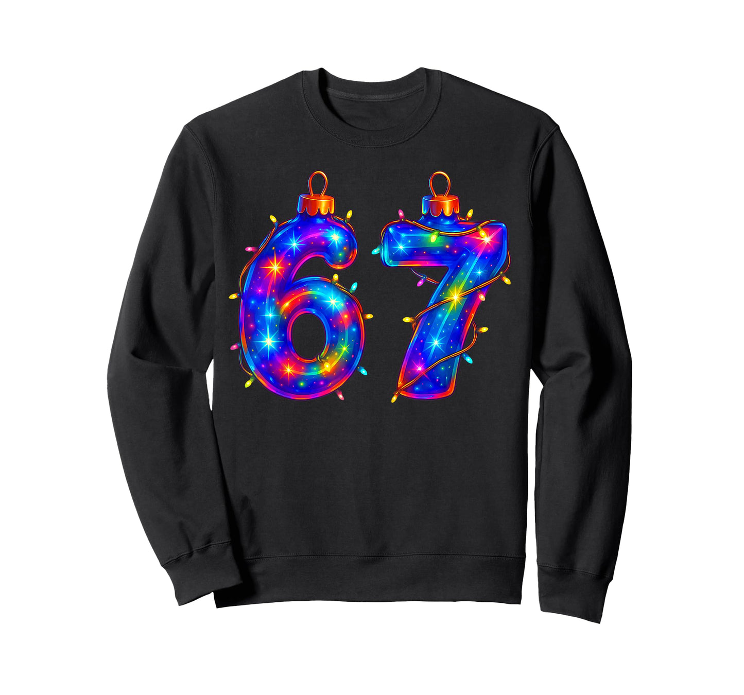 67 Christmas Ornament Meme Ice Drip Holiday Pajama 6 7 T-Shirt