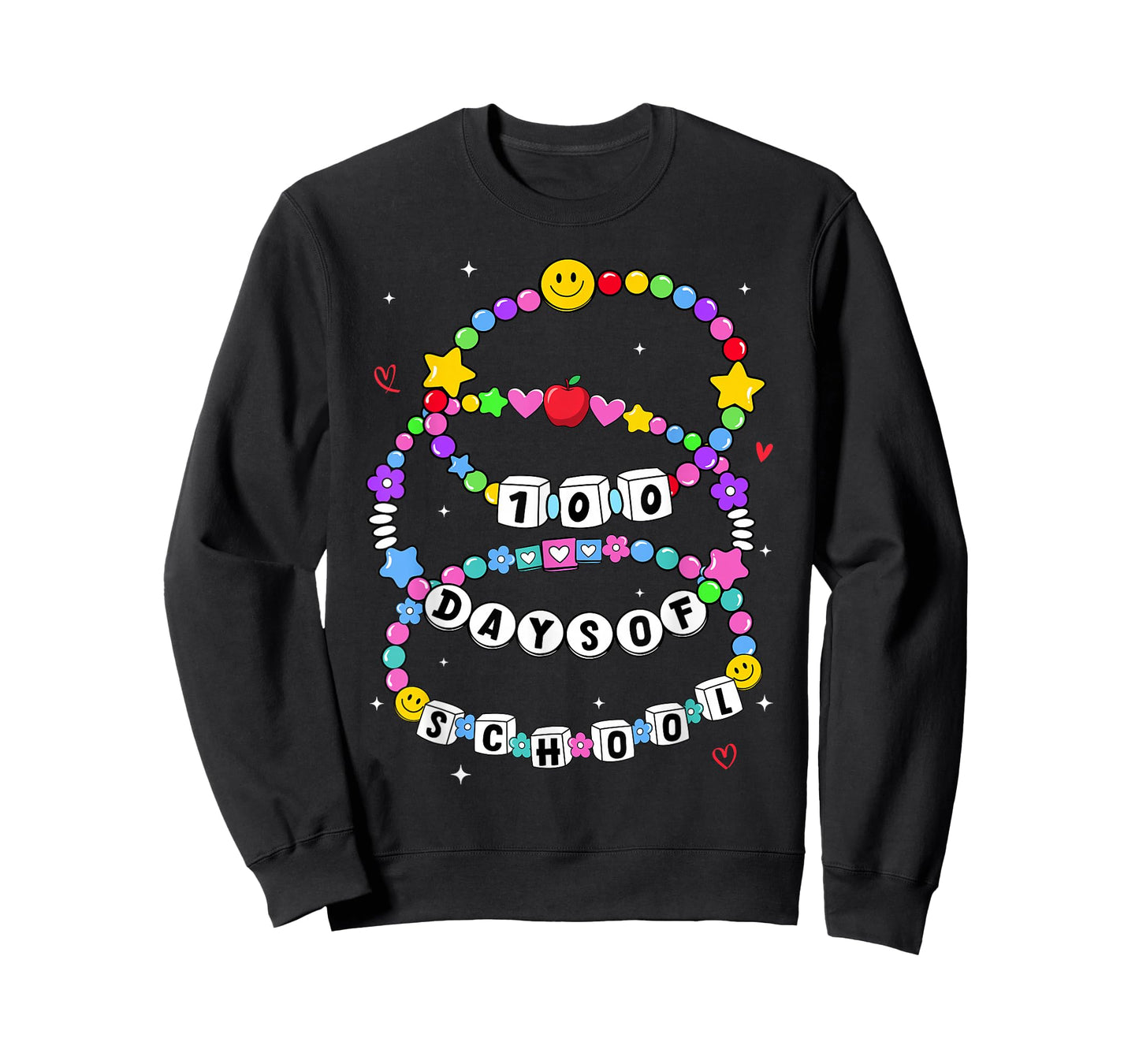 Friendship Bracelets 100 Days of School Shirts Teacher Girls T-Shirt