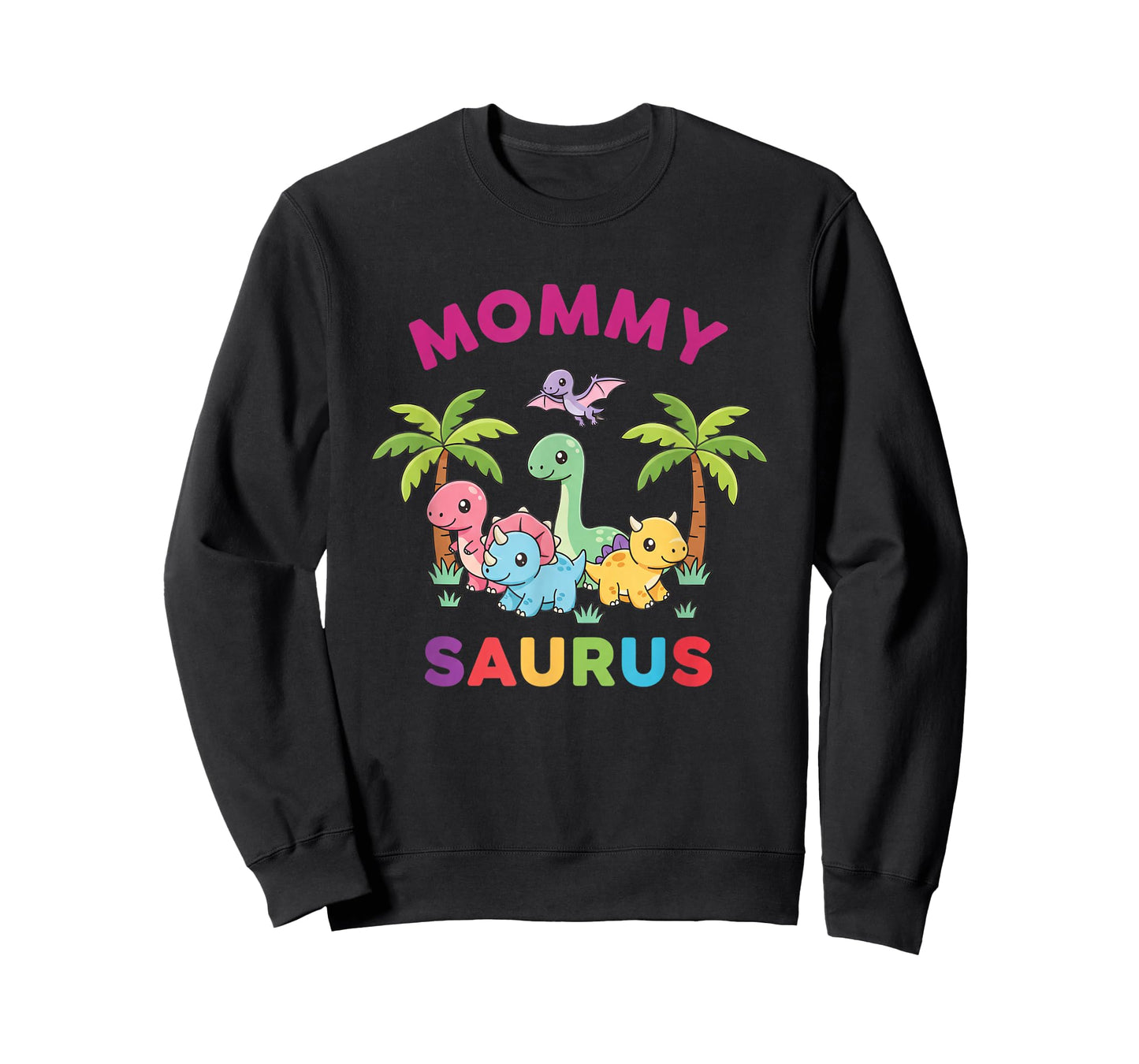 Mythical & Prehistoric Mommy Saurus Dinosaur Mom Family T-Shirt