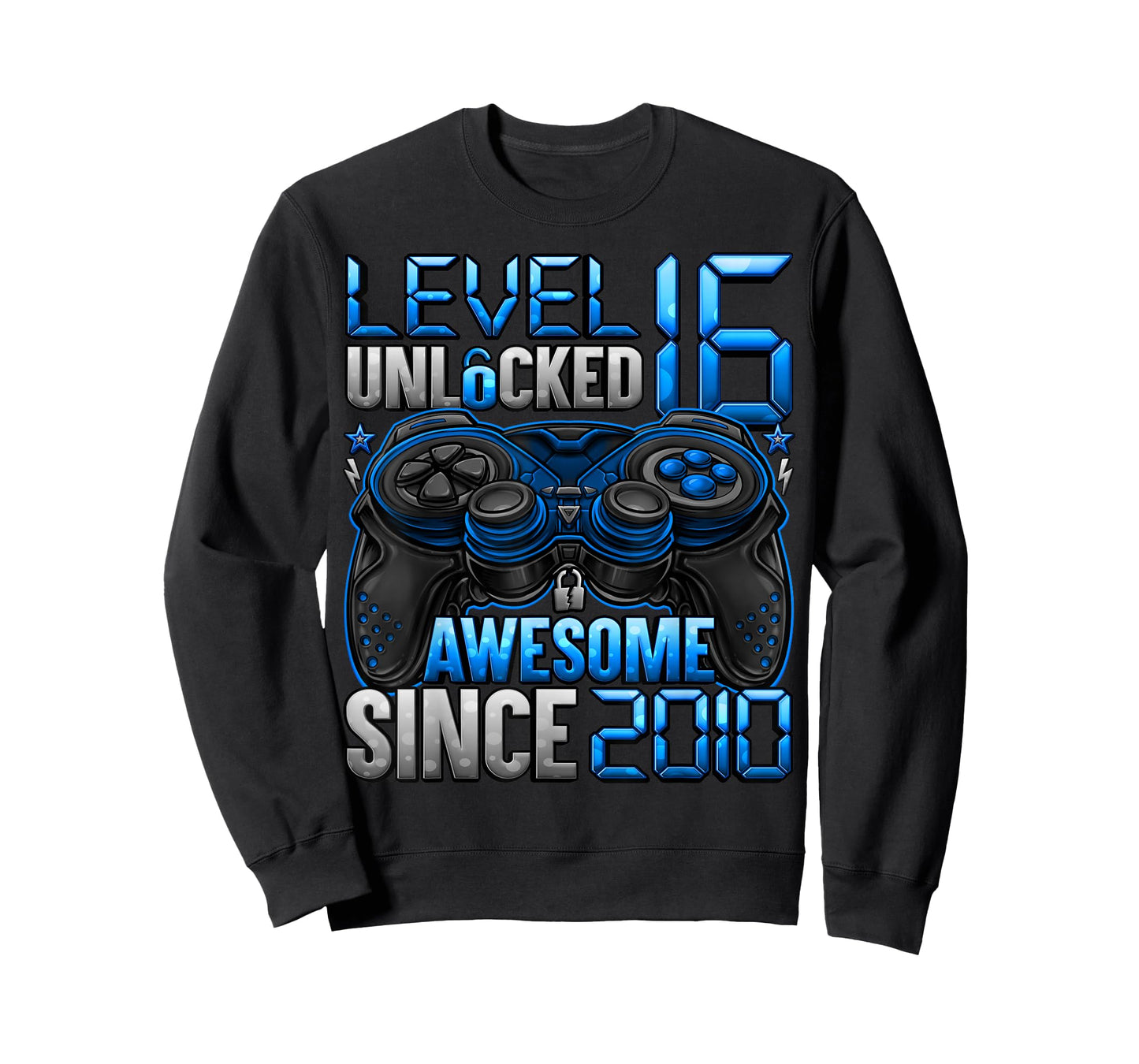 Level 16 Unlocked 16 Year Old Gifts Boys 16th Birthday Boy T-Shirt