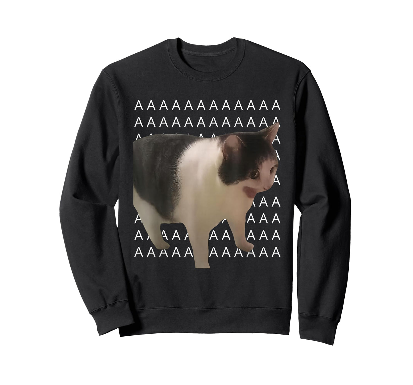 AAAAA Cat Meme Funny Screaming Cat T-Shirt