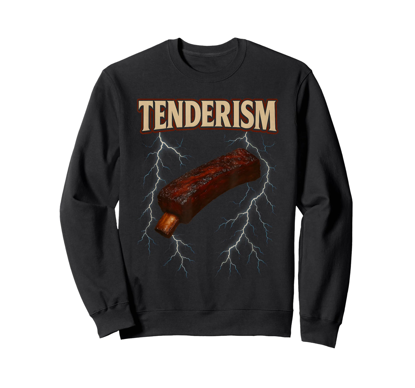 Tenderism Beef Rib 90s Bootleg Concert Viral Meme T-Shirt