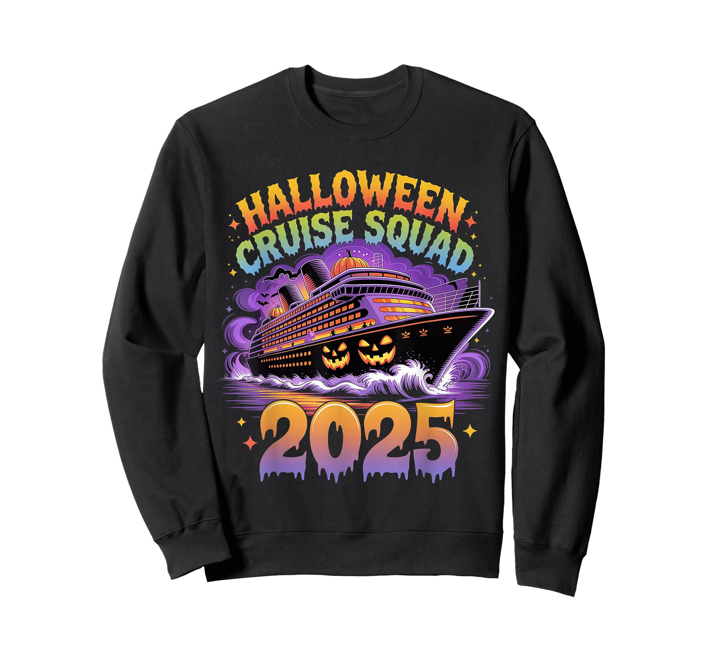 Halloween Cruise Squad 2025 Matching Family Cruise Trip T-Shirt