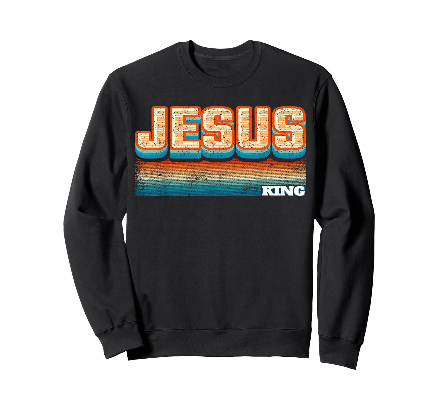 Jesus King Retro Vintage T-Shirt
