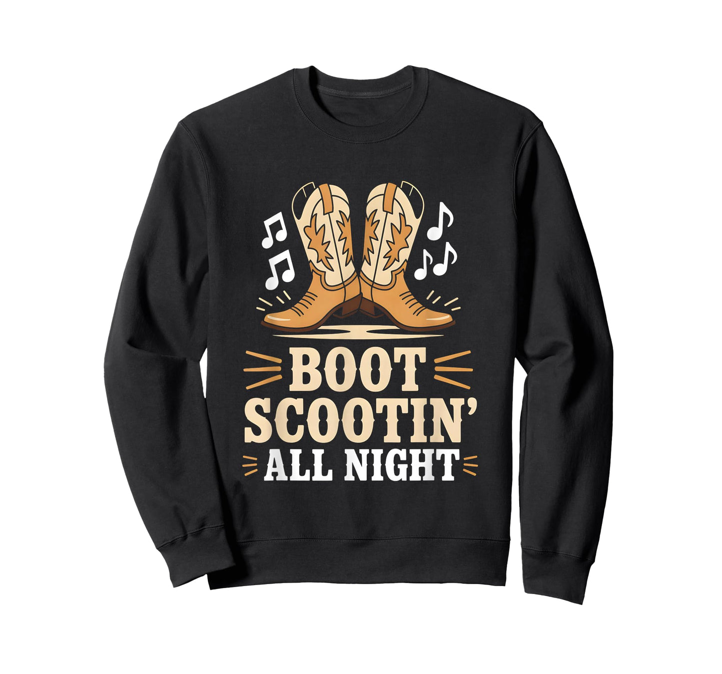 Boot Scootin’ All Night Country Line Dancer T-Shirt