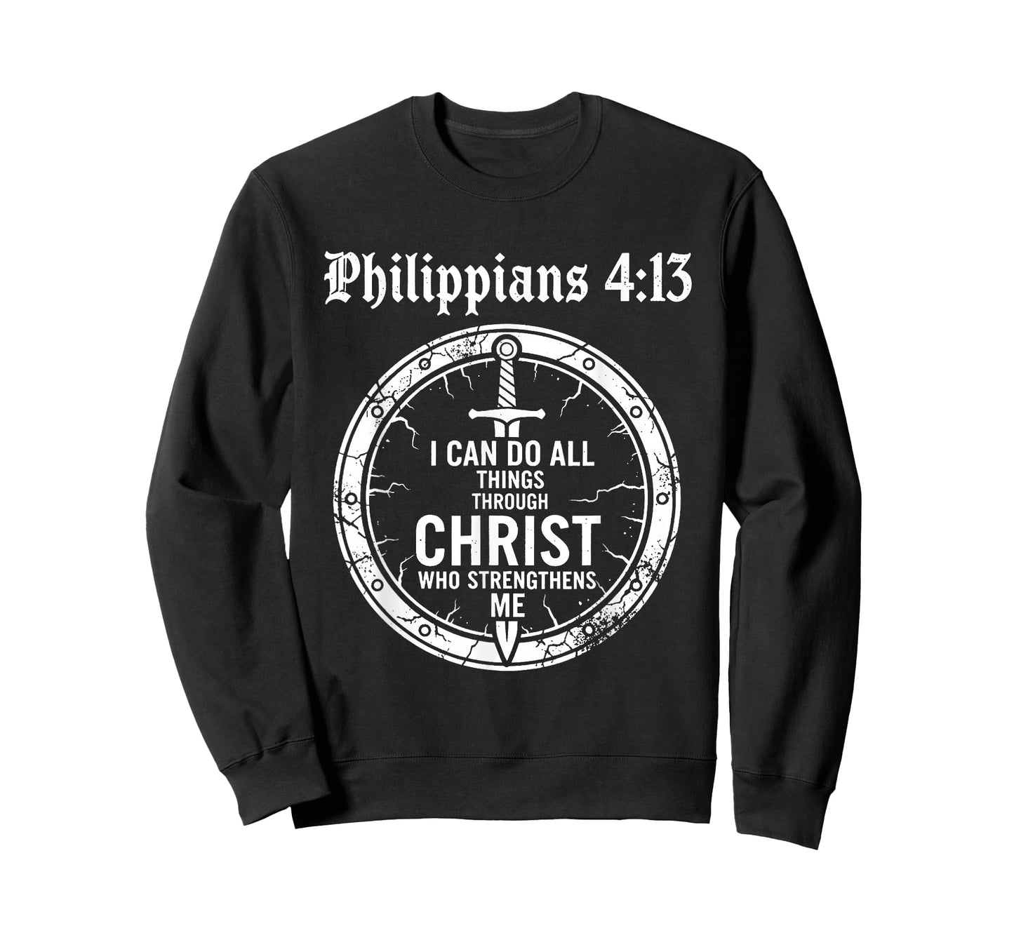 Philippians 4:13 Christian Bible Verse Faith Scripture T-Shirt