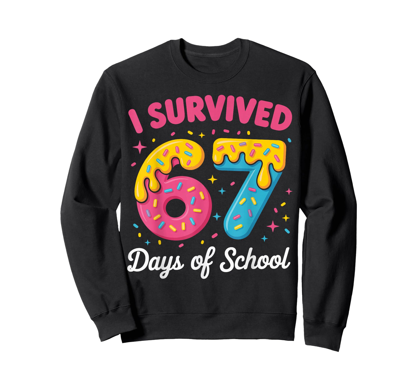 I Survived 67 Days of School Funny Meme Teacher Student T-Shirt