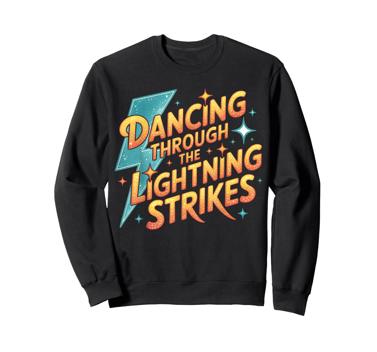 Dancing Through The Lightning Strikes Retro T-Shirt