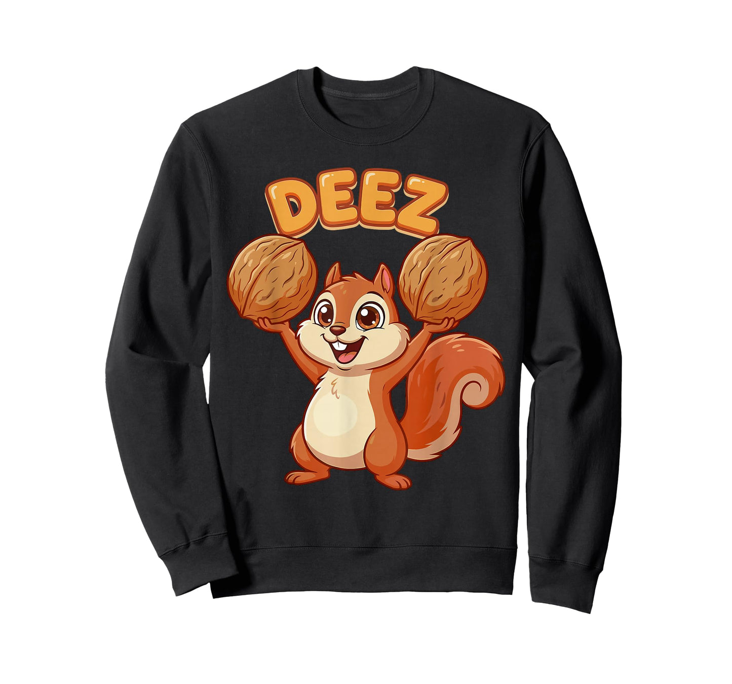 Deez Funny Squirrel Holding Walnuts Meme Joke T-Shirt