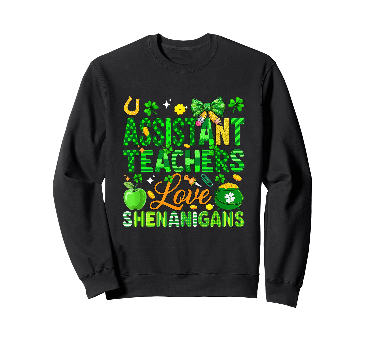 Assistant Teachers Love Shenanigans Patrick's Day Parades T-Shirt