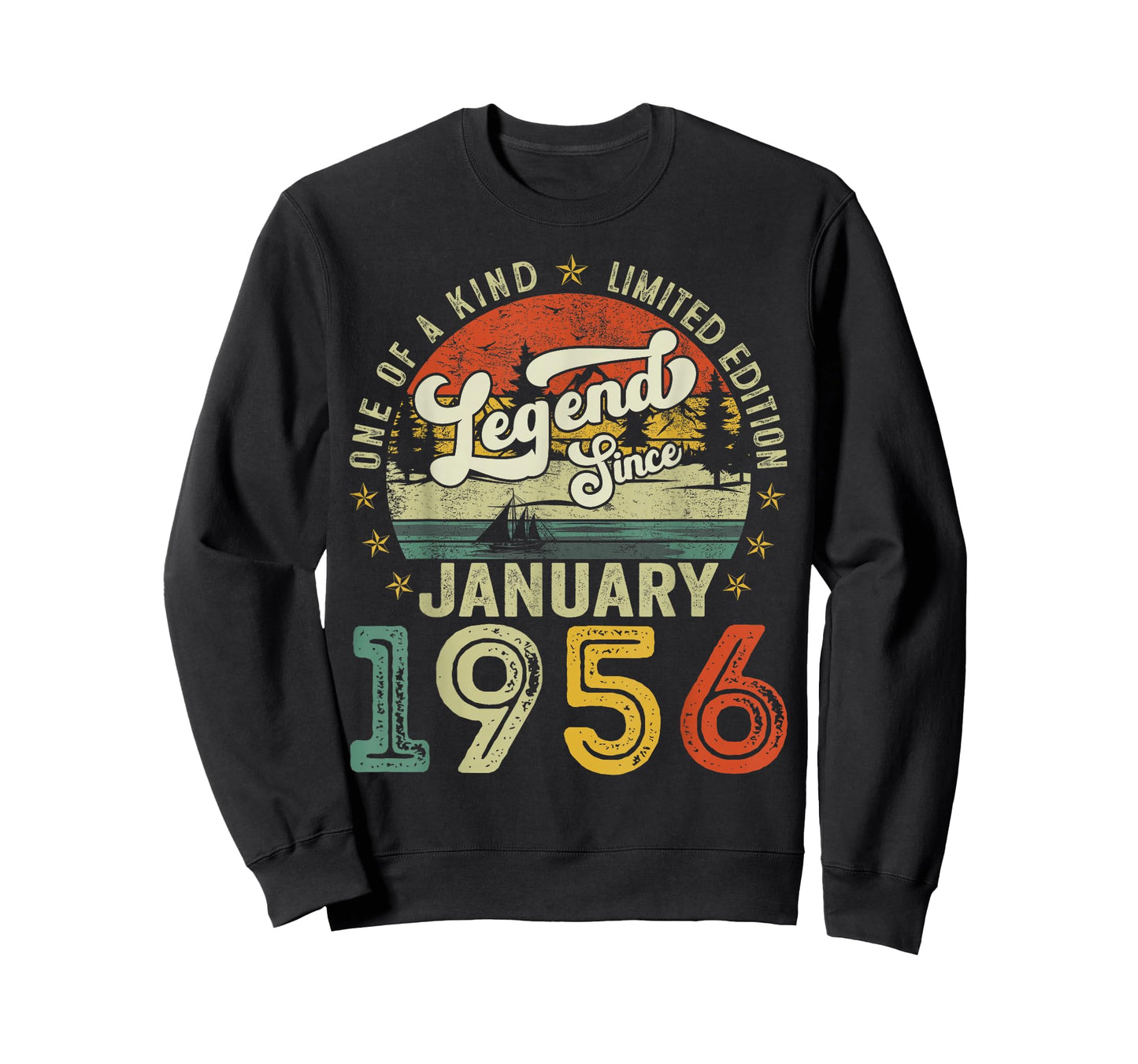 Legends Since January 1956 Vintage Retro 70th Birthday Men T-Shirt