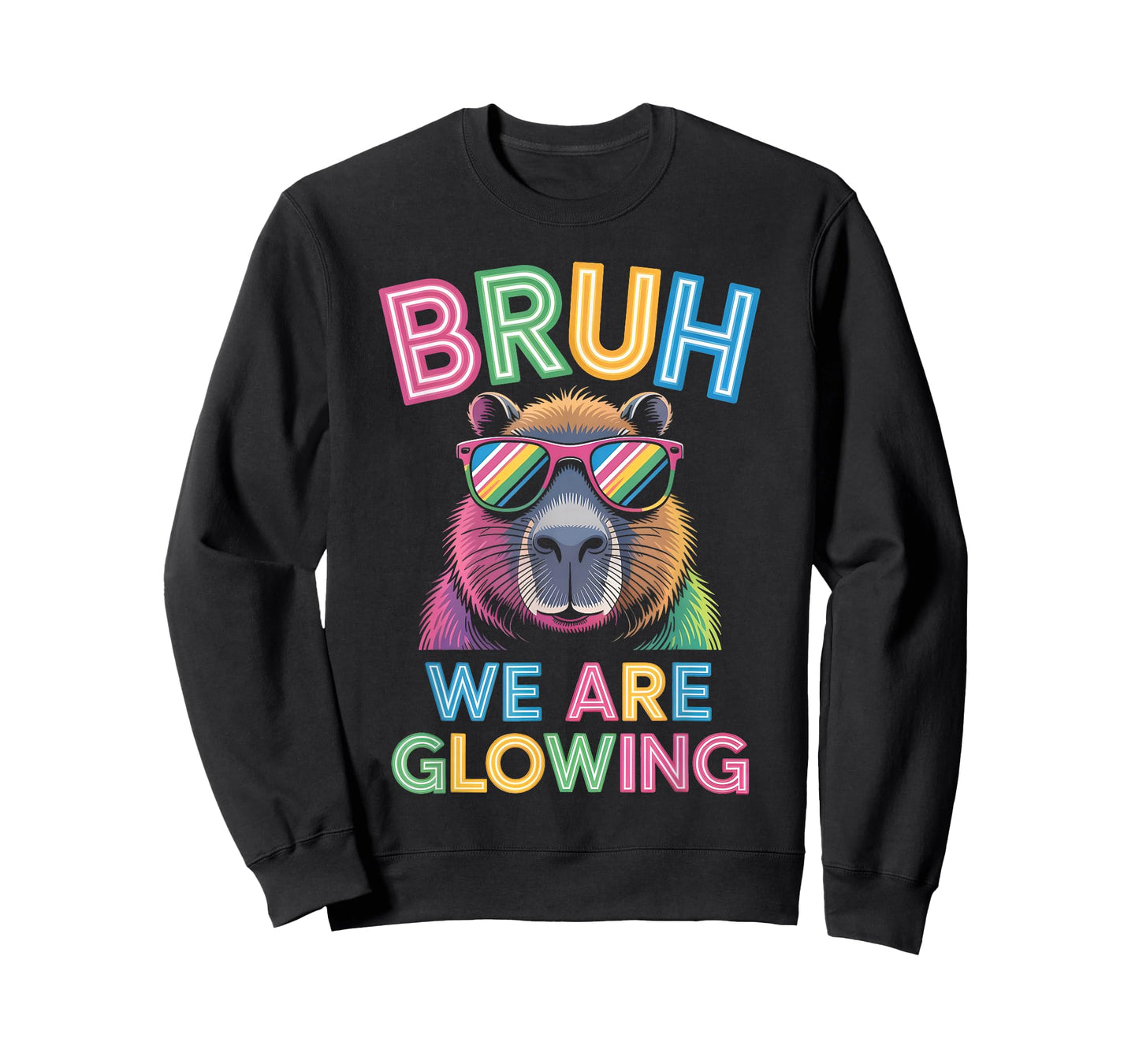 Bruh We are Glowing in My Glowing Era Men Women Kids T-Shirt