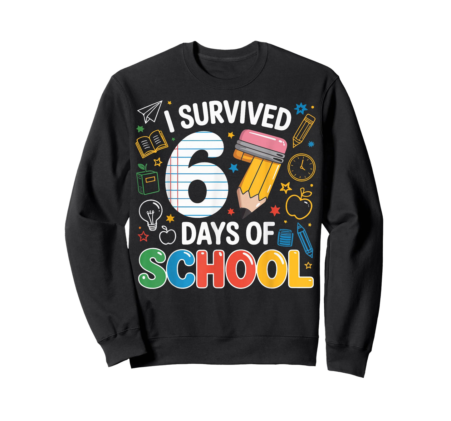 I Survived 67 Days of School Funny Meme Teacher Student T-Shirt