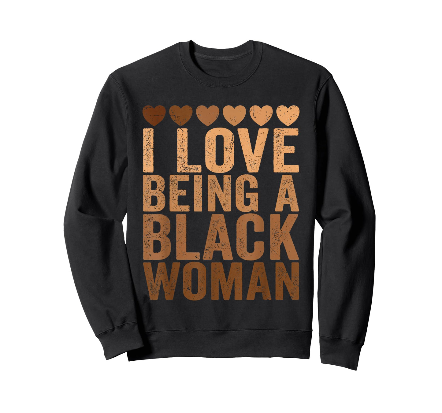 I Love Being A Black Woman Black History Melanin Black Woman T-Shirt