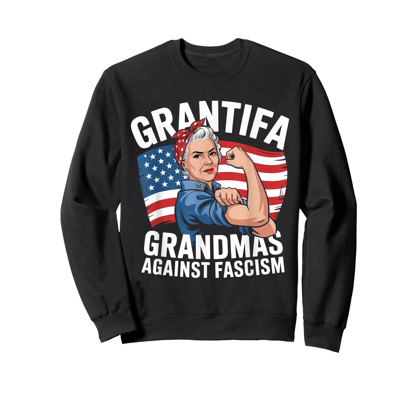 Grantifa Grandmas Against Fascism Flag Resist No Kings 50501 T-Shirt