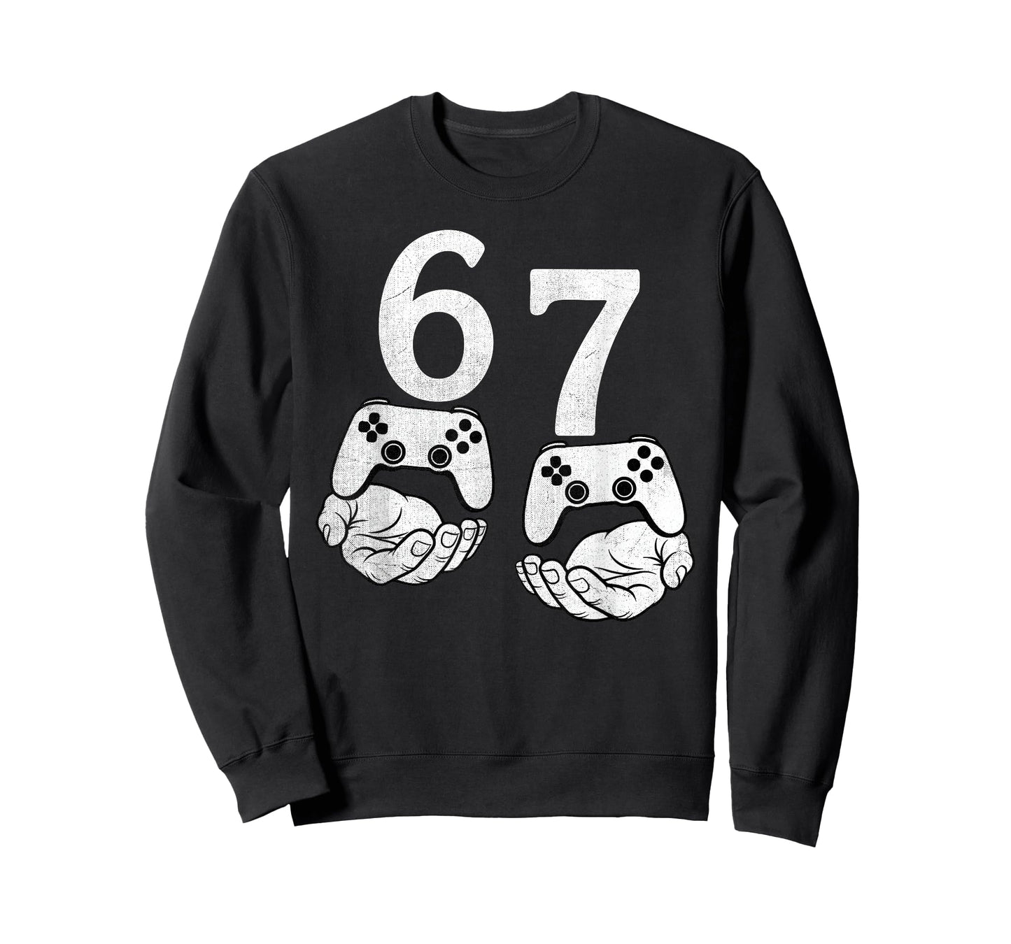 Funny 67 Meme Six Seven Video Games Gamer Gaming Boys Kids T-Shirt