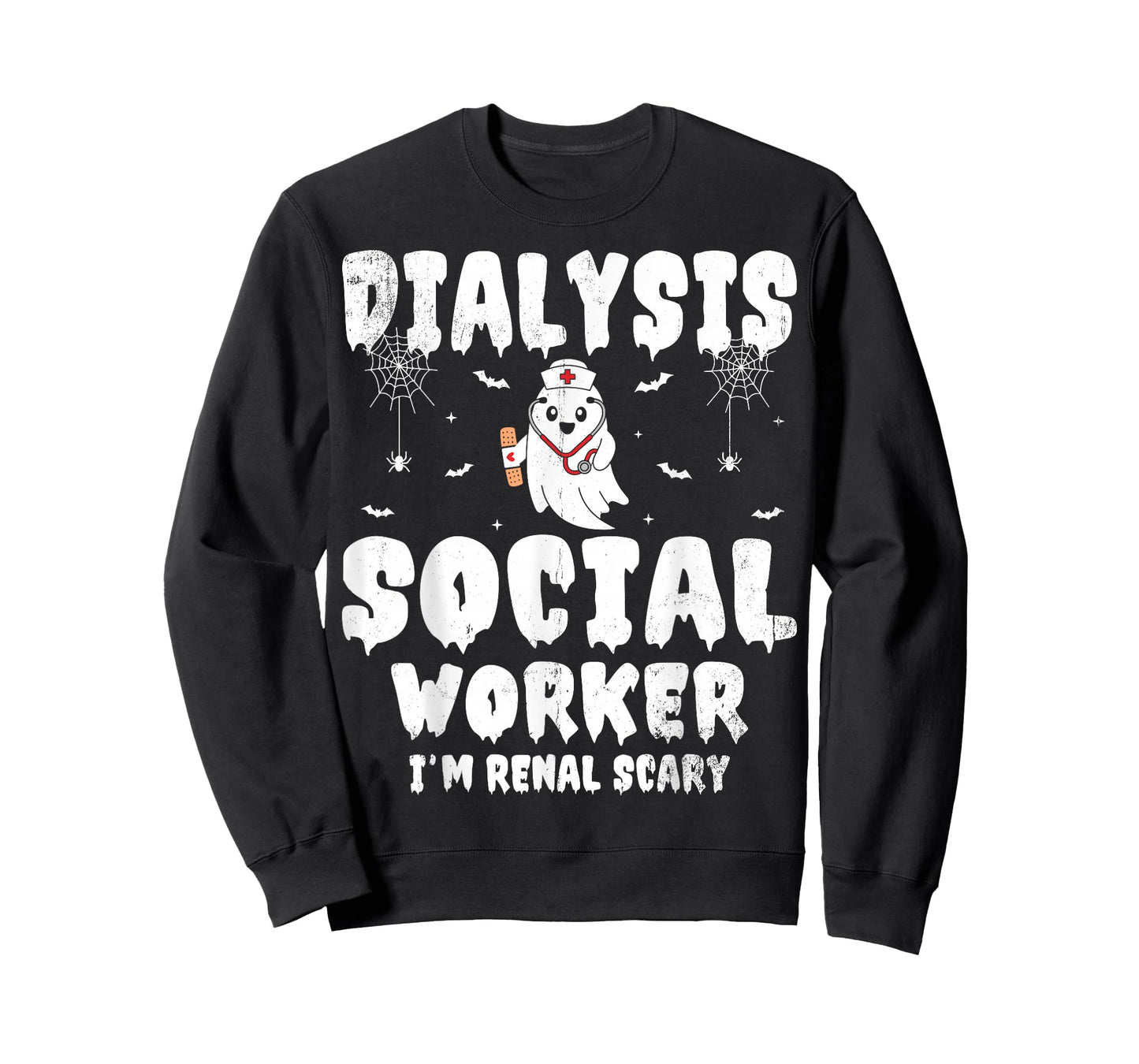 Dialysis Social Worker I’m Renal Scary Nephrology Halloween T-Shirt