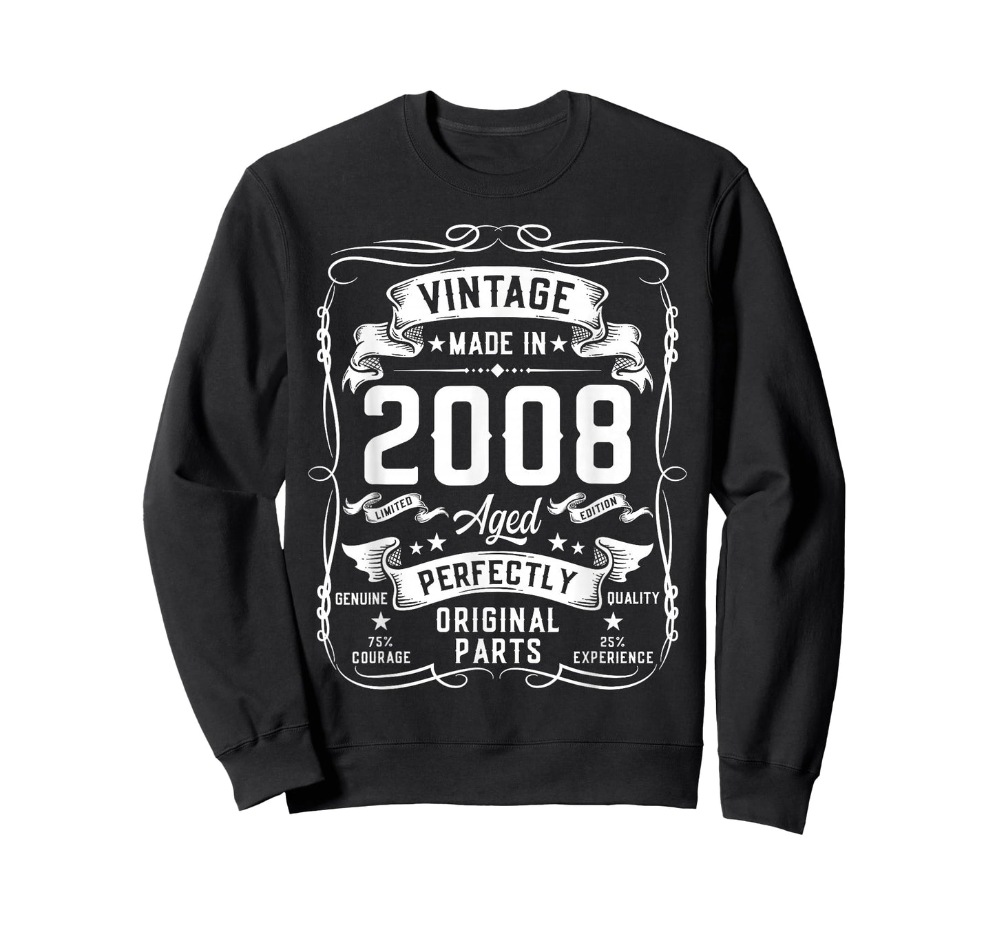 Vintage 2008 18yr 18th Birthday Gifts for Men 18 Years Old T-Shirt