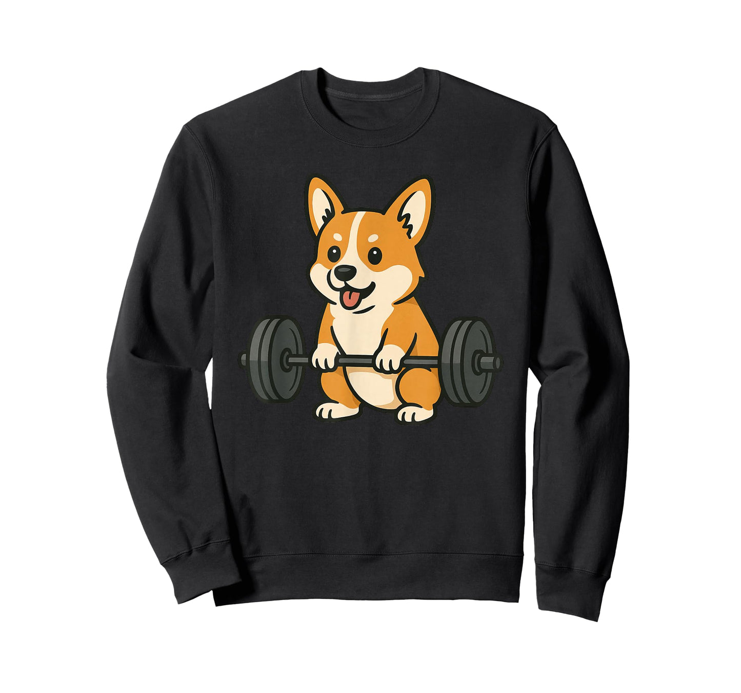 Corgi Dog Powerlifting Weightlifting Gym Workout T-Shirt