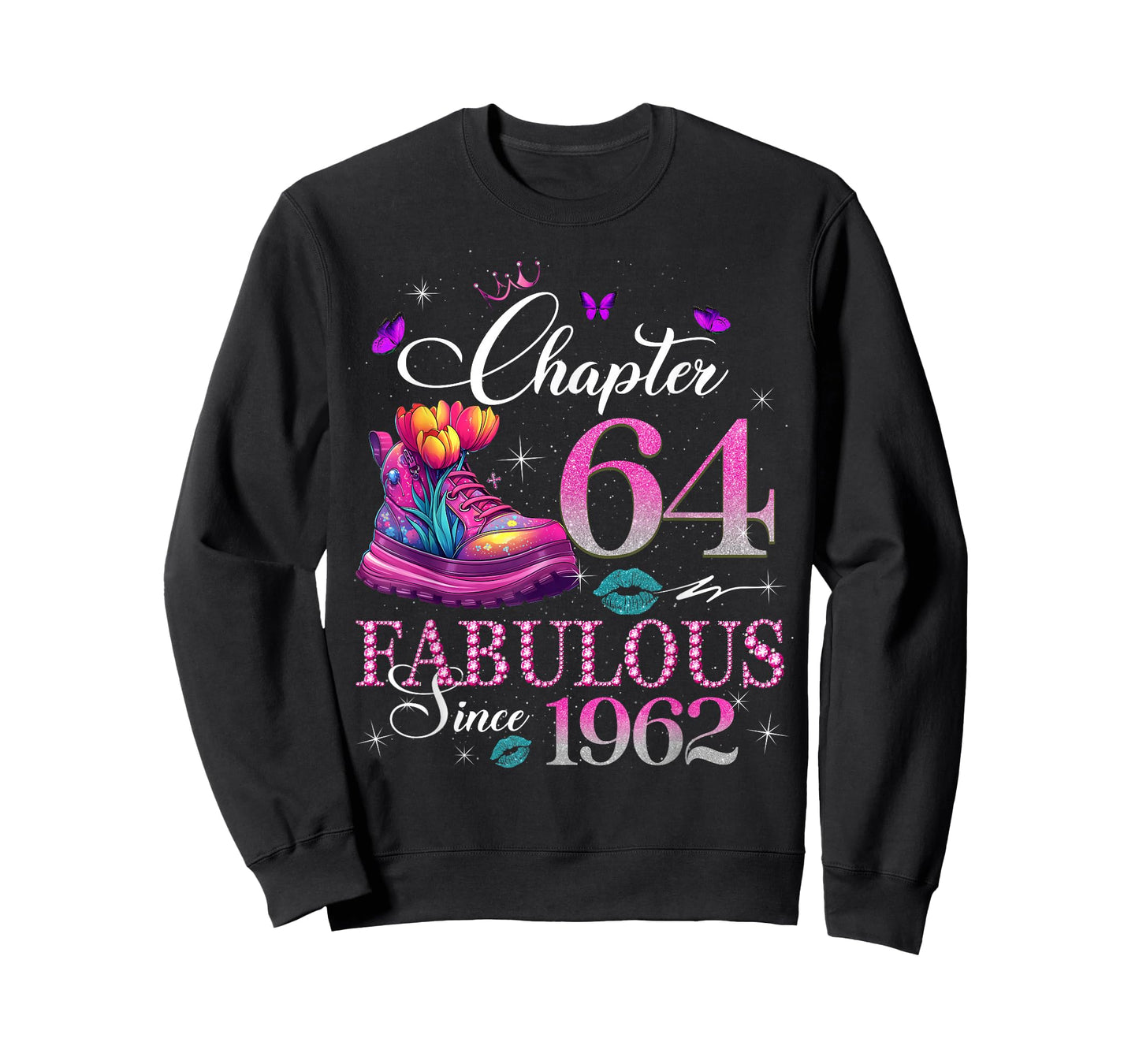 Chapter 64 Fabulous Since 1962 64th Birthday Women Girls T-Shirt