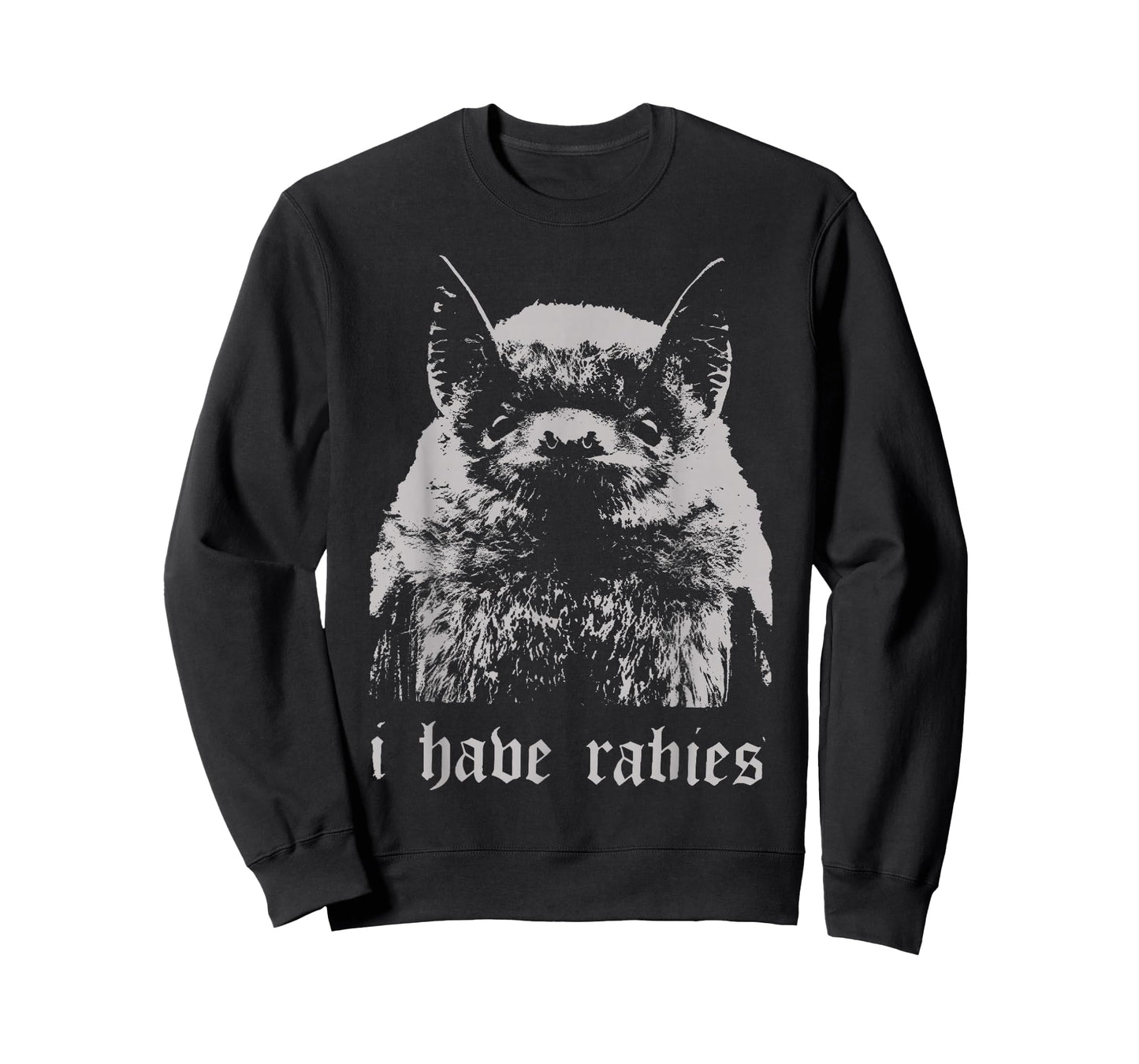 Vintage I Have Rabies Bat Funny Meme Quotes T-Shirt