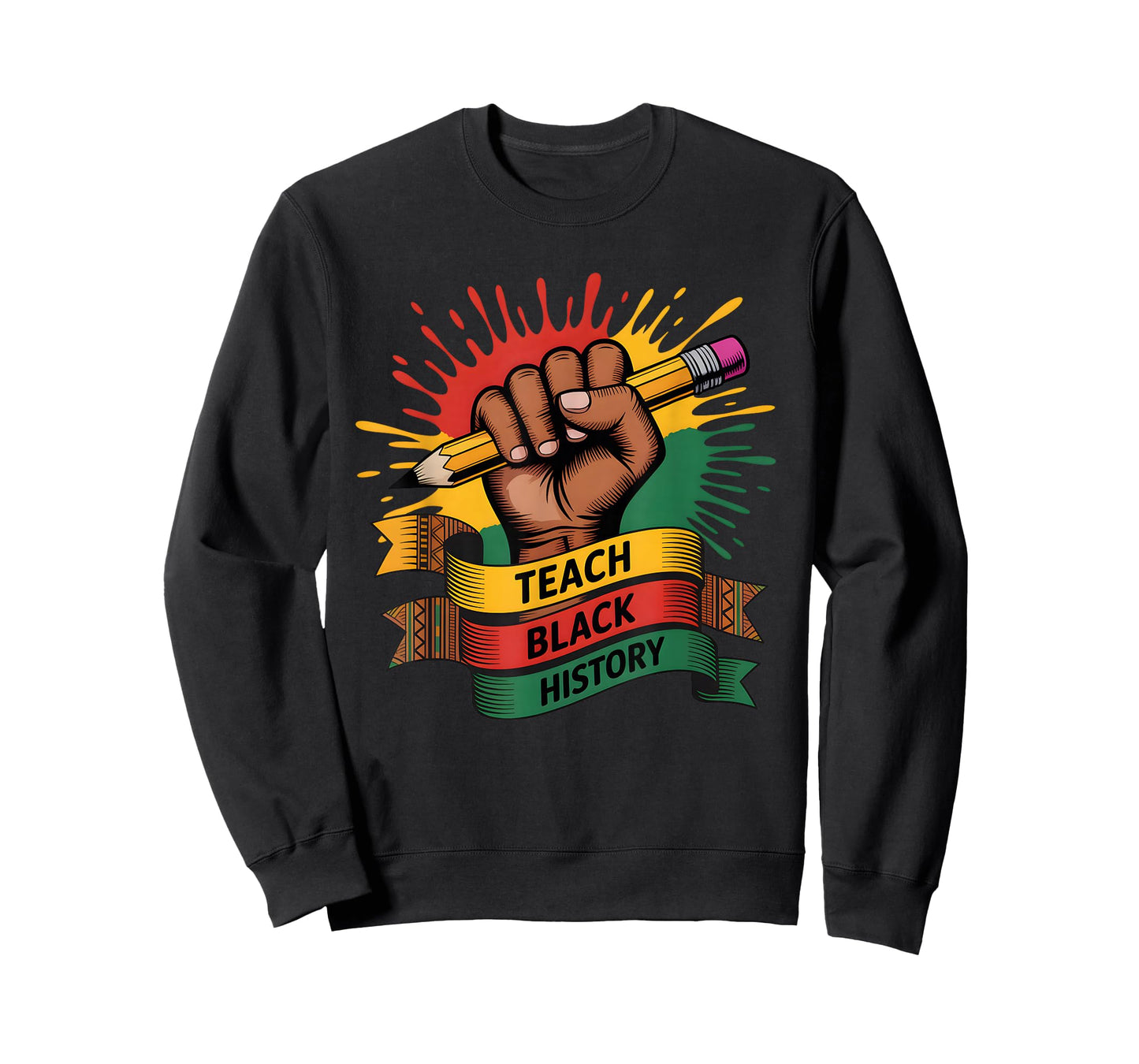 Teach Black History Teacher BHM T-Shirt