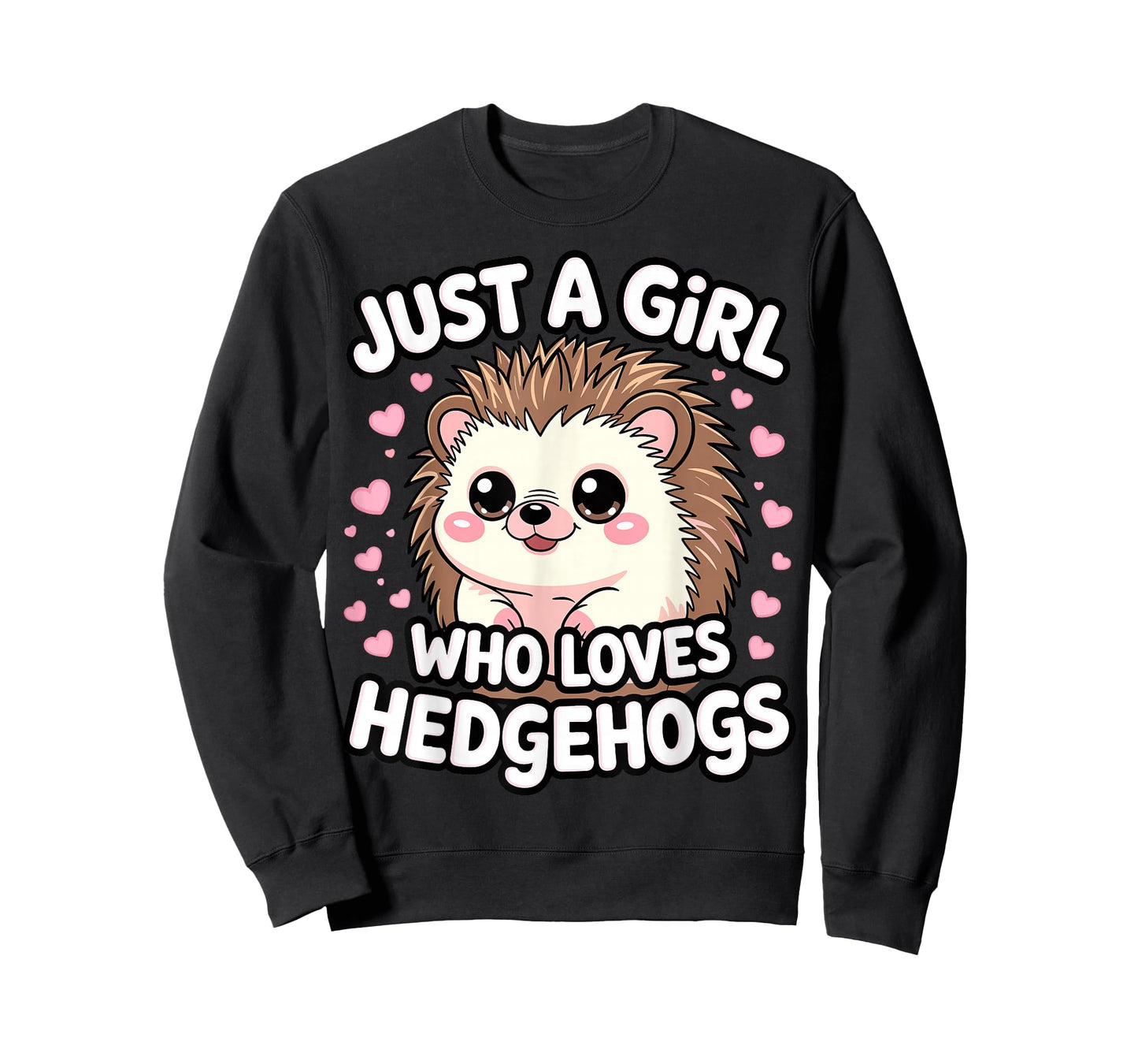 Hedgehog Kawaii Just a Girl Who Loves Hedgehogs T-Shirt