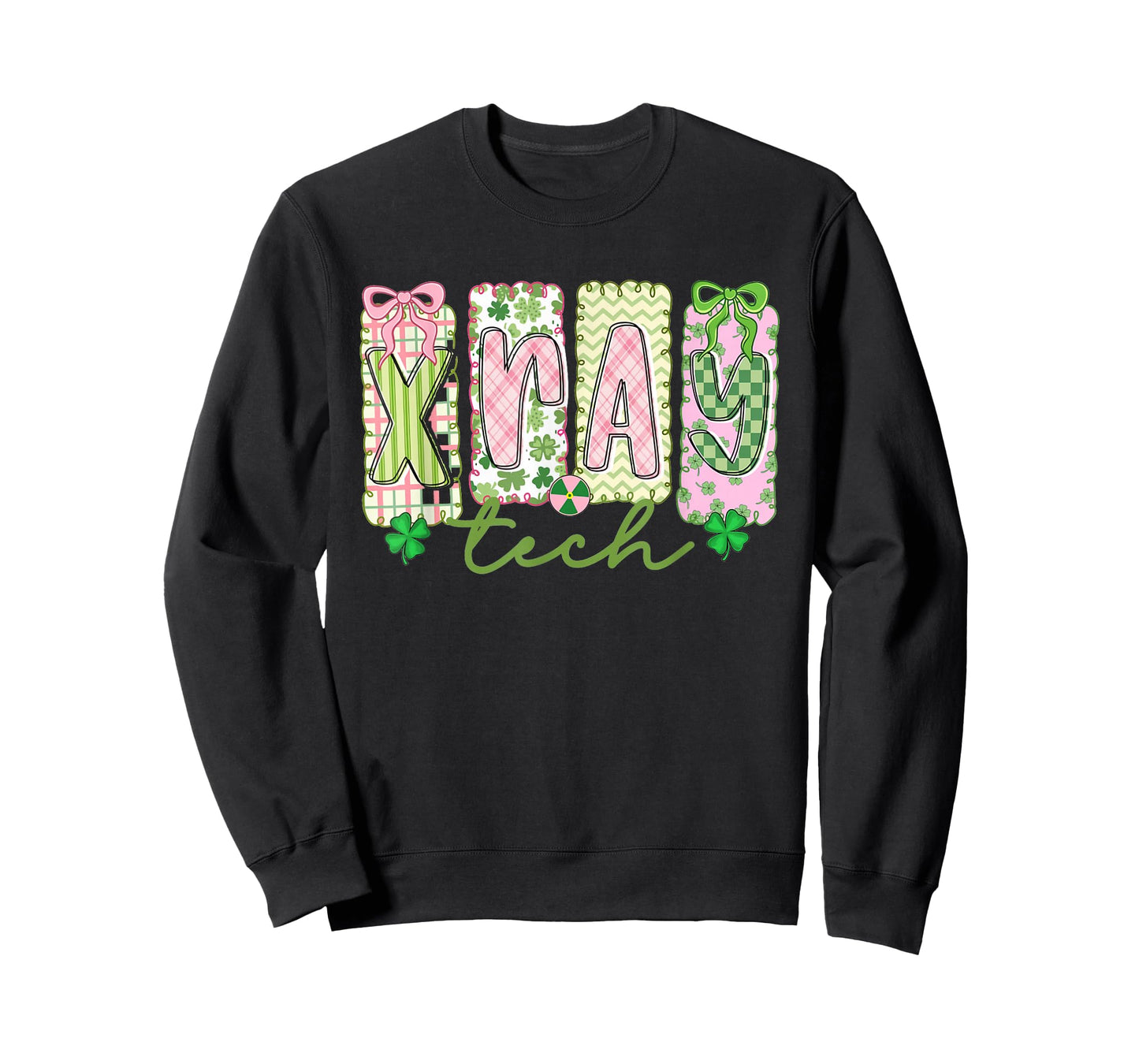 Women X-Ray Technologist St Patrick's Day Shamrock T-Shirt