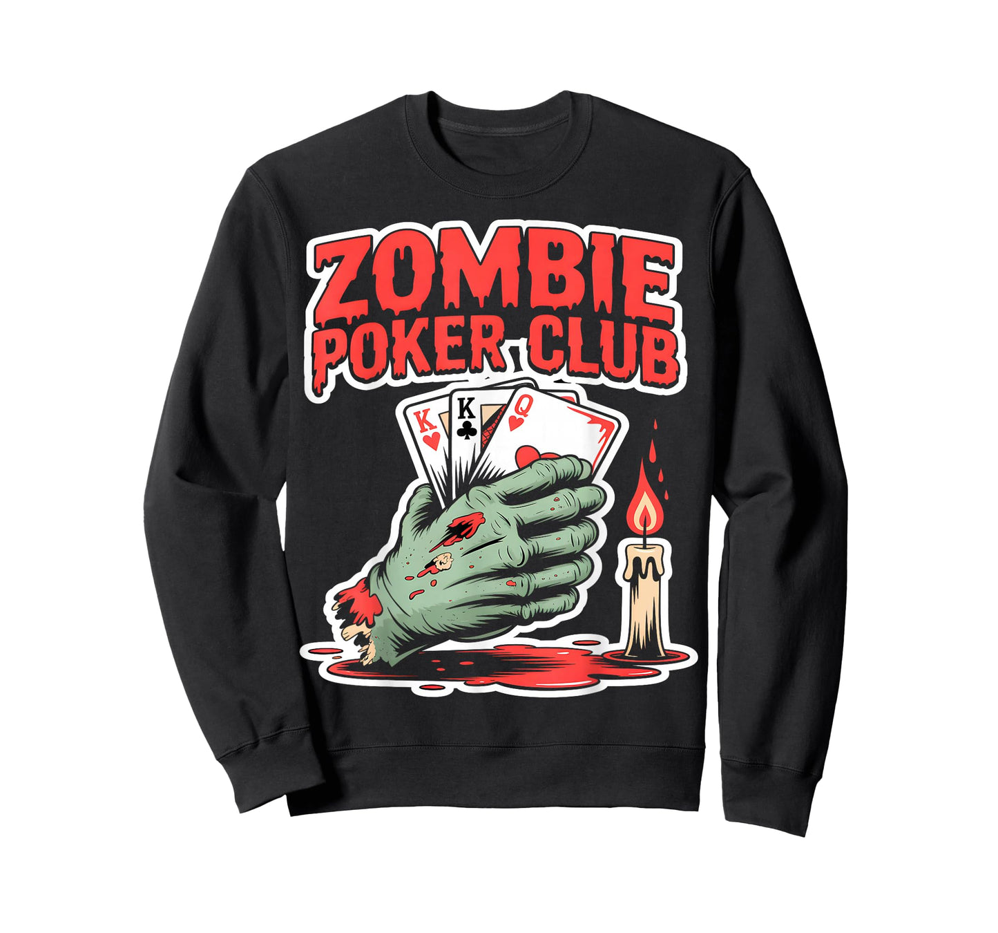 Zombie Poker Club Halloween T-Shirt