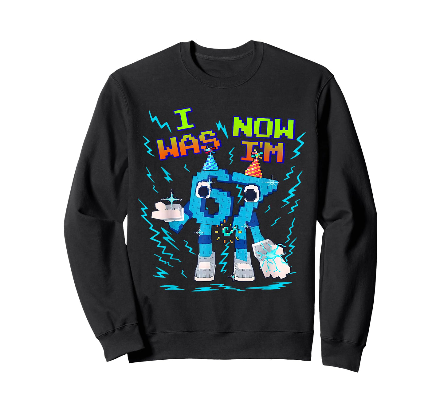 I was 6 Now I’m 7 Six Seven Funny Birthday Kids T-Shirt