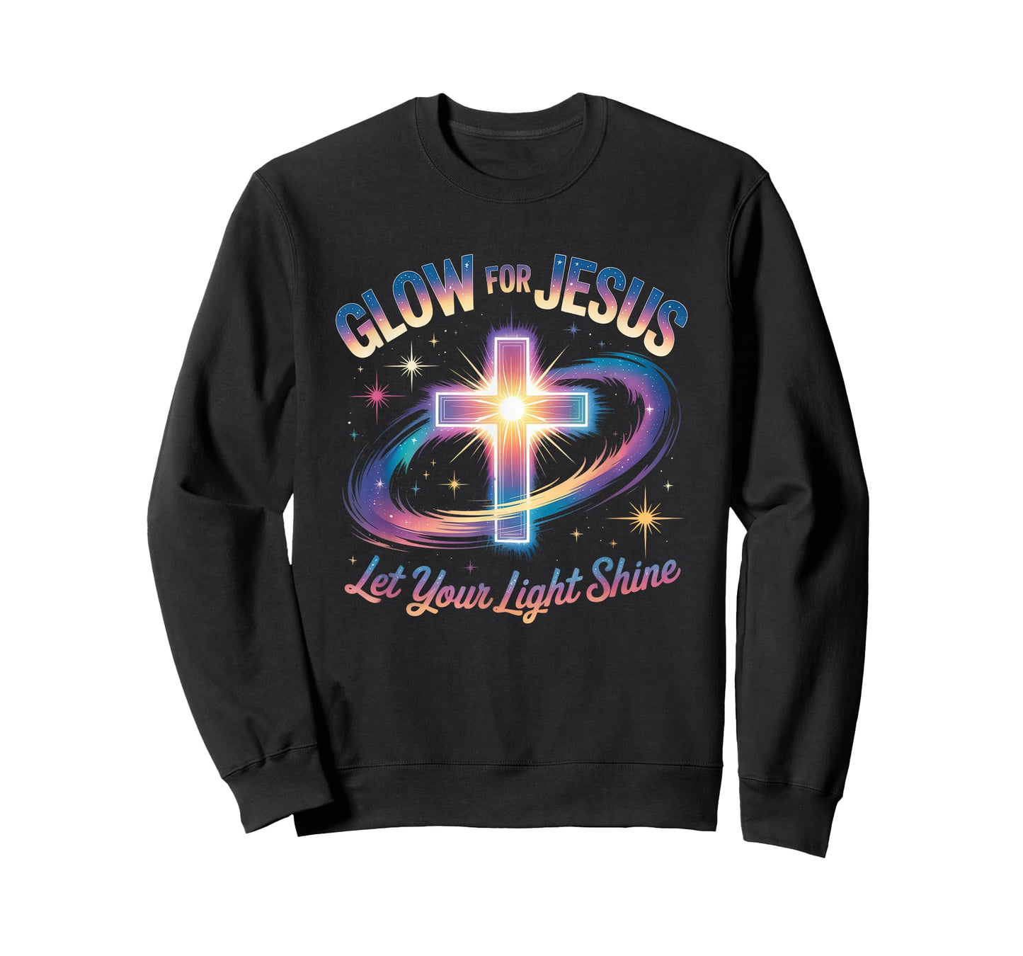 Glow for Jesus Tshirt Christian Faith Lion God Christianity T-Shirt