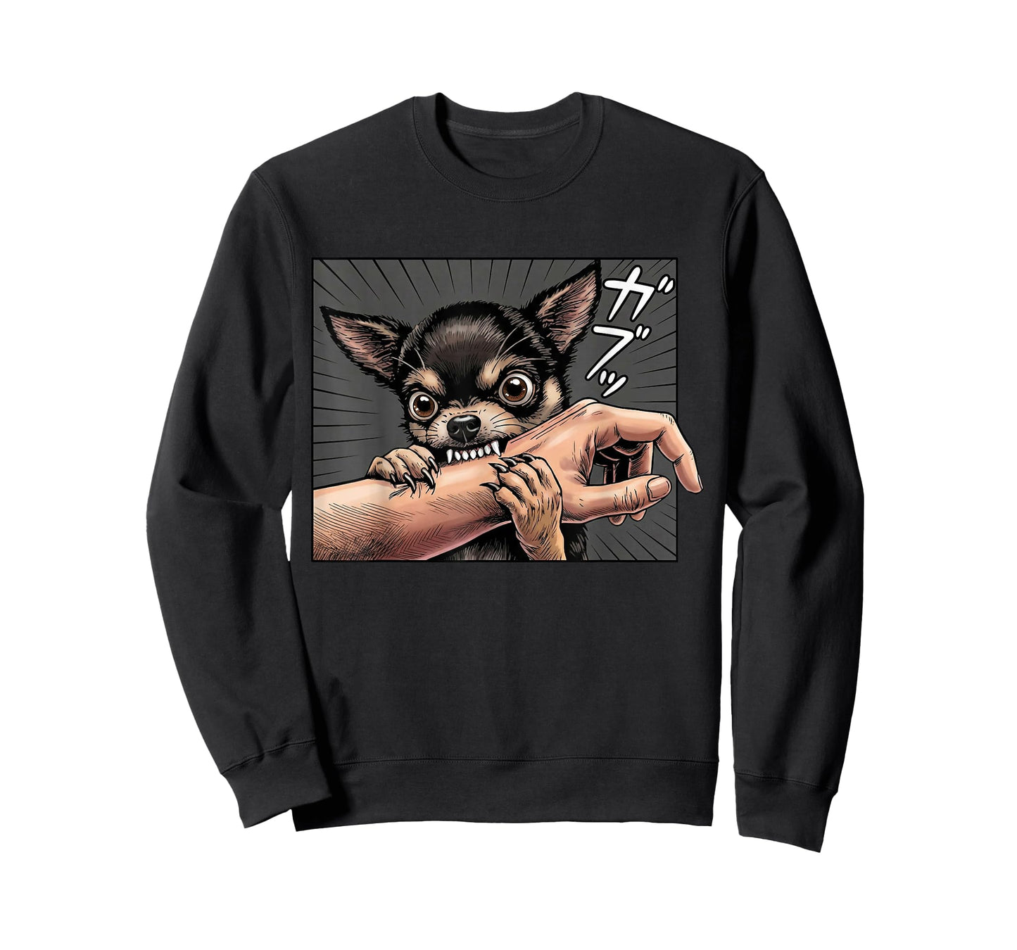 Chihuahua Dog Bite Funny Chihuahua Dog Lover T-Shirt