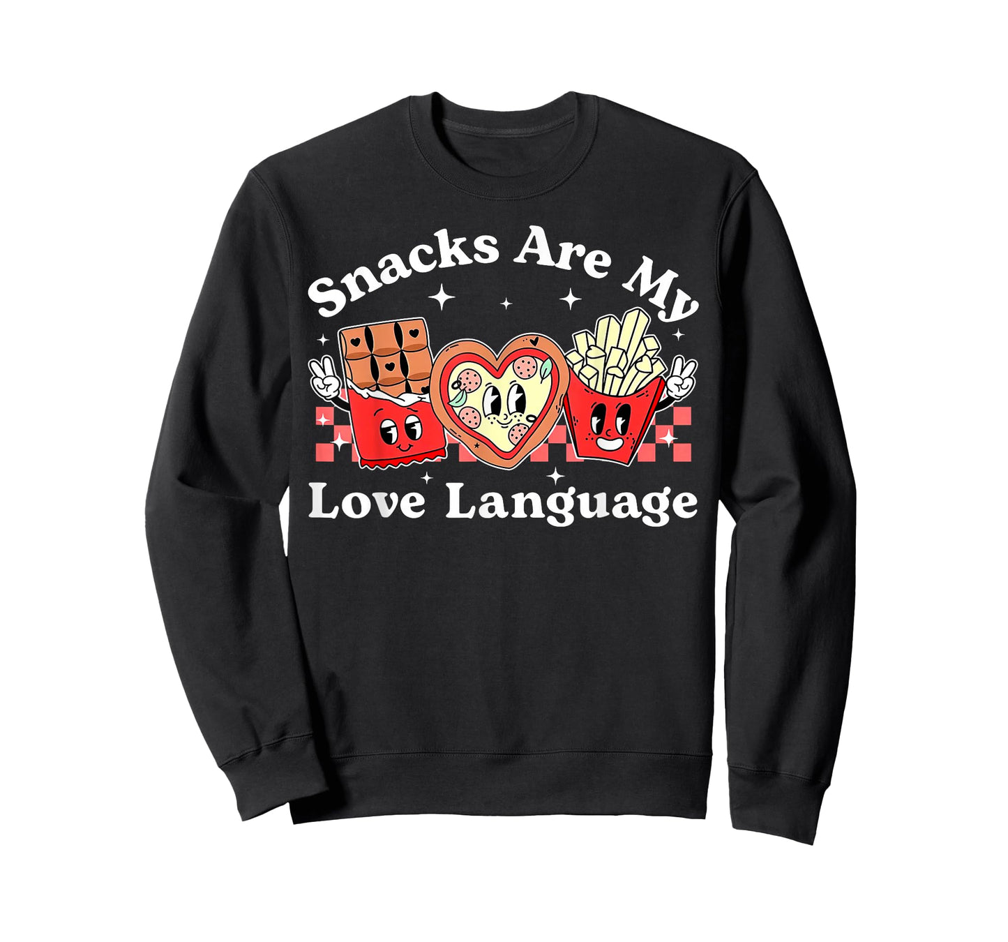 Snacks are My Love Language Valentine Day Kids Boys T-Shirt
