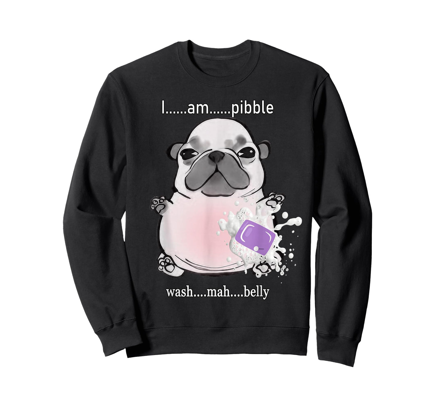 I Am Pibble Wash My Belly Pibble Meme Funny Dog Brainrot T-Shirt