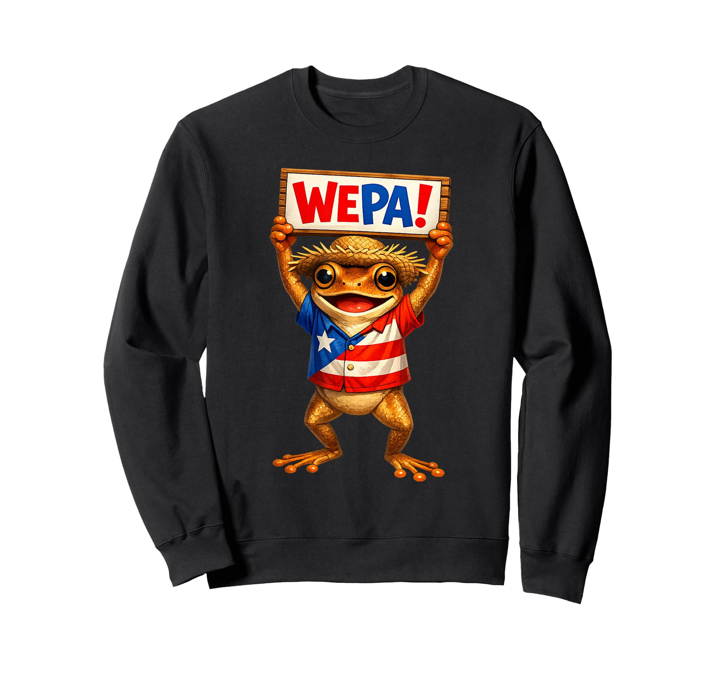 Coqui Shirt Puerto Rico Flag Love Puerto Rican WEPA T-Shirt
