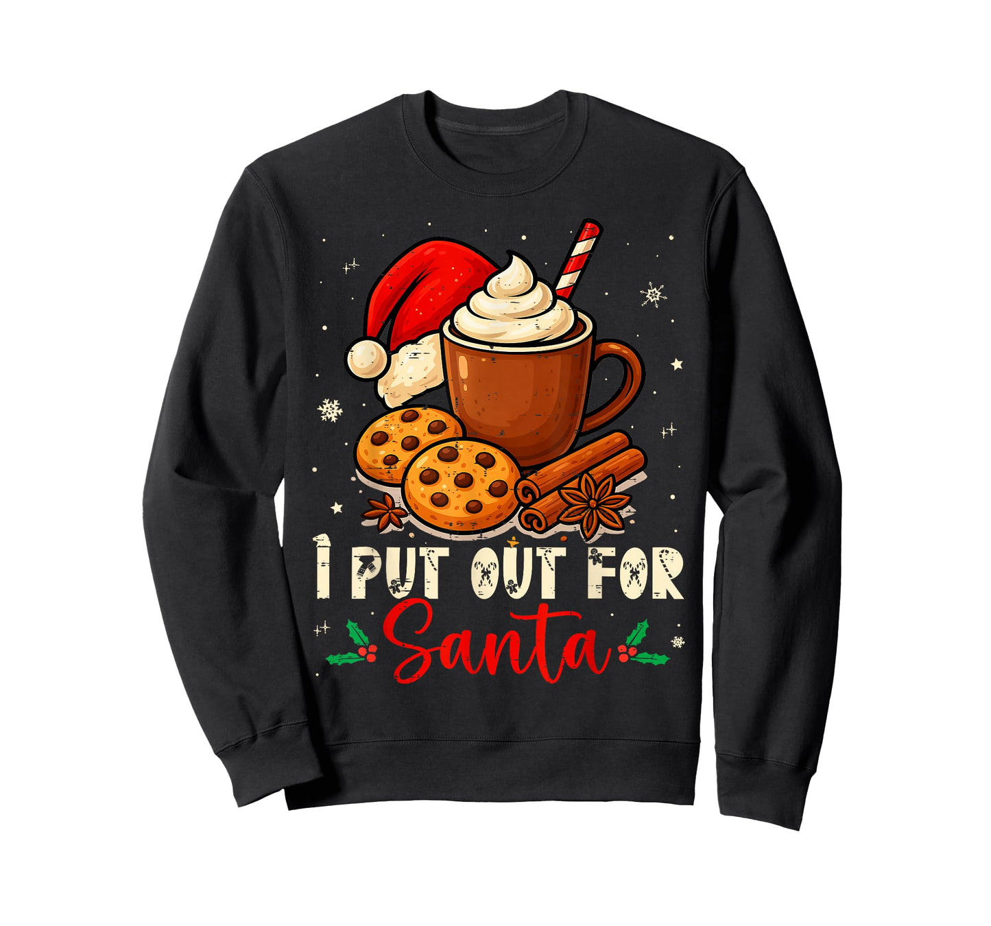 Christmas I Put Out for Santa Funny Xmas Women Men Kids T-Shirt